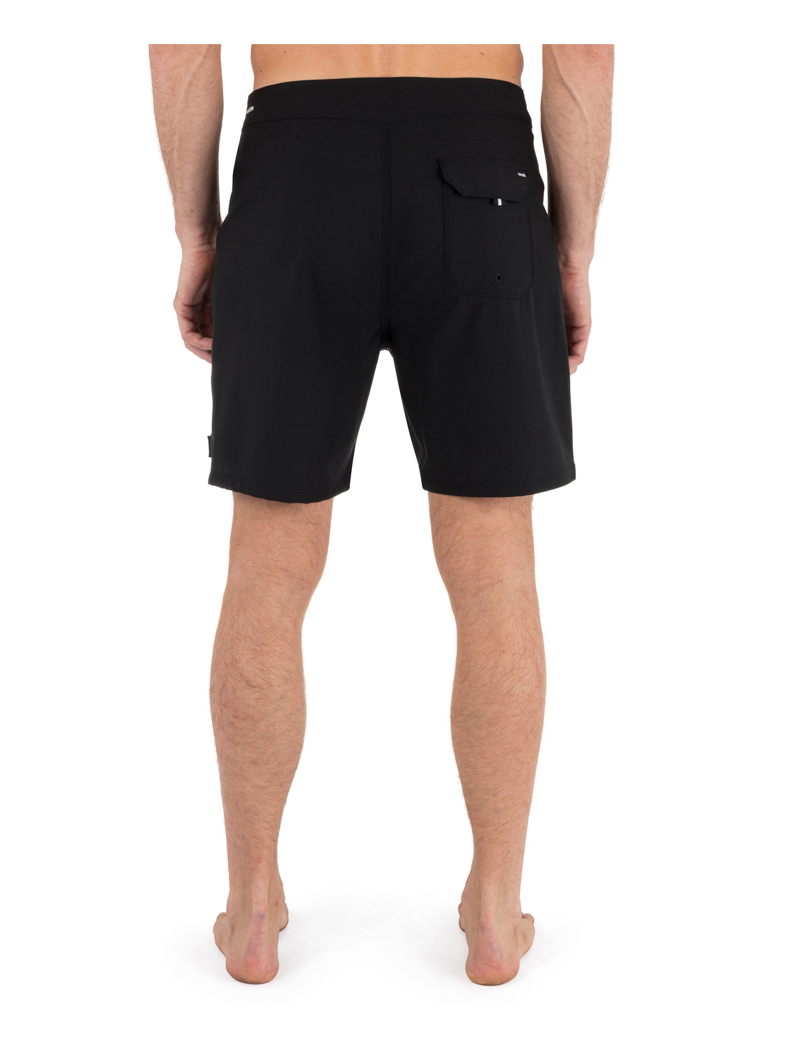 Back view showing the Velcro pocket and grosgrain pull.