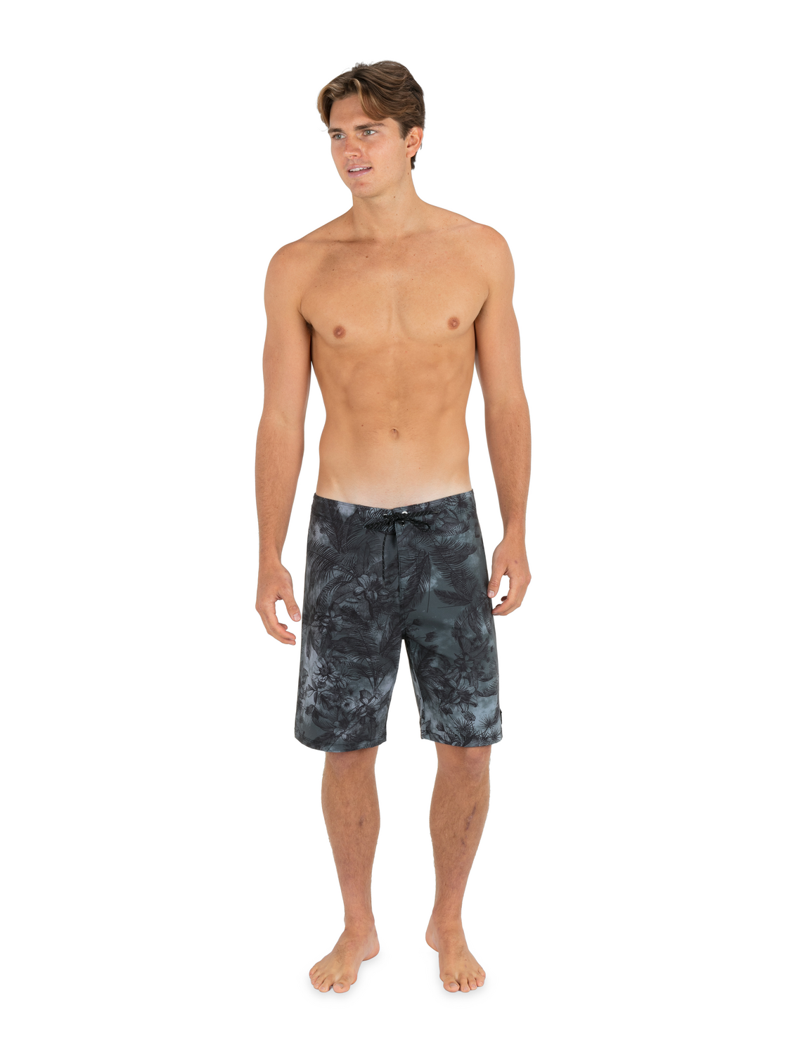 Full-body view showing the longer 20-inch cut.
