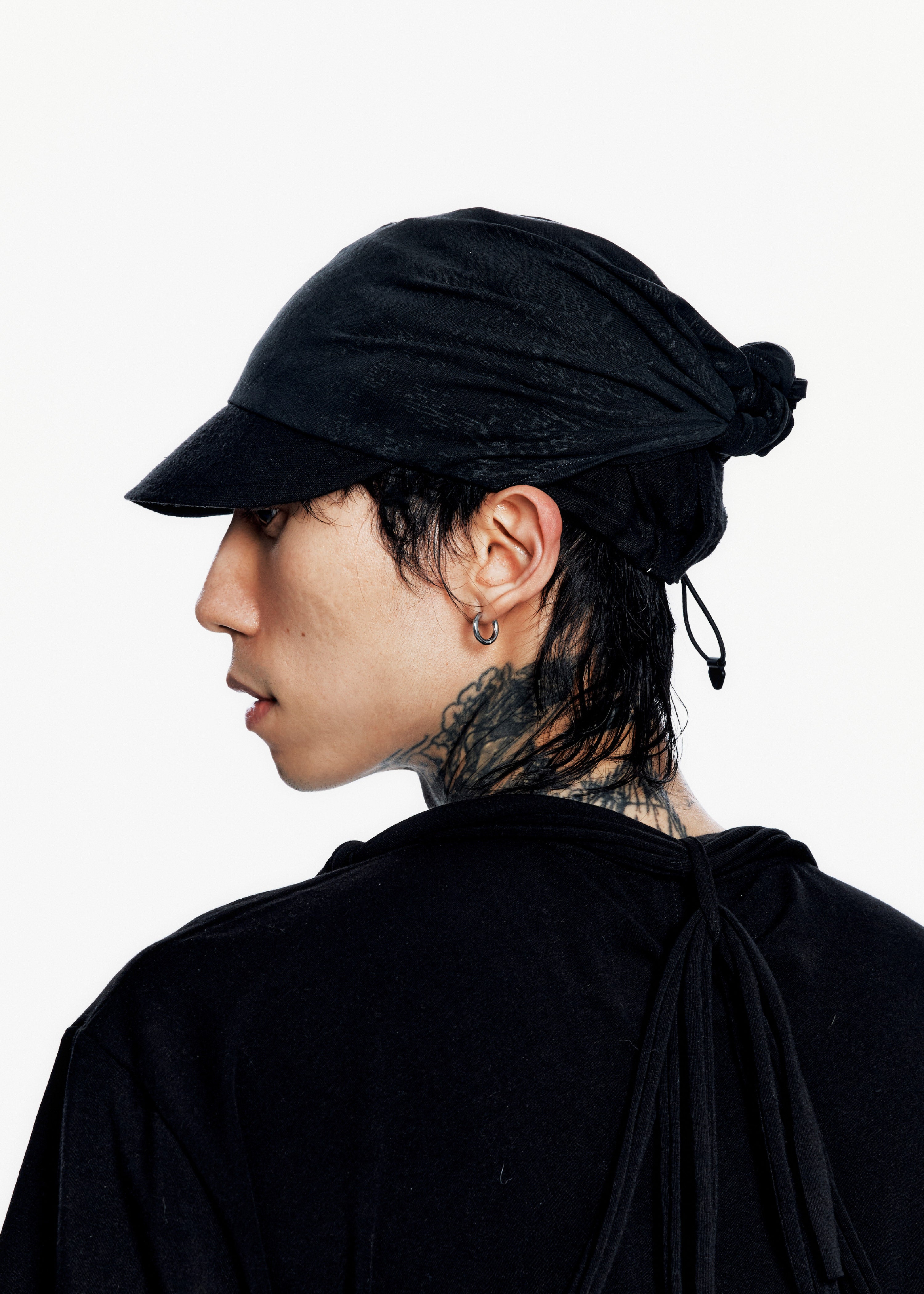 Layered Scarf Cap