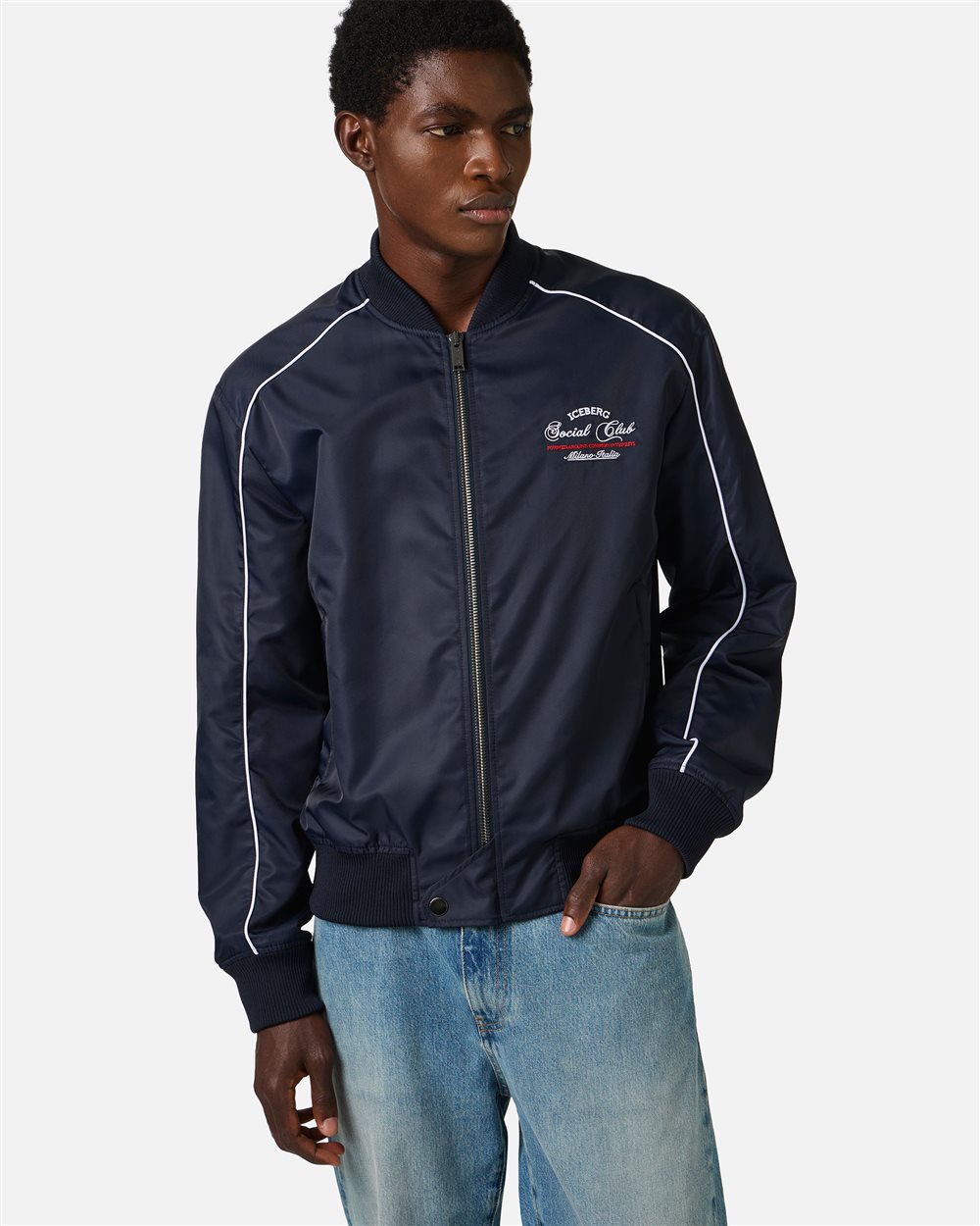 Model shot showing the comfort fit