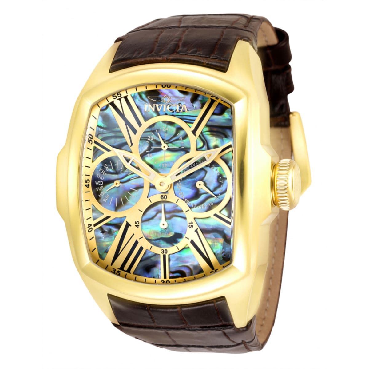 Chromalis w/ Abalone Dial - 46.8mm, Brown