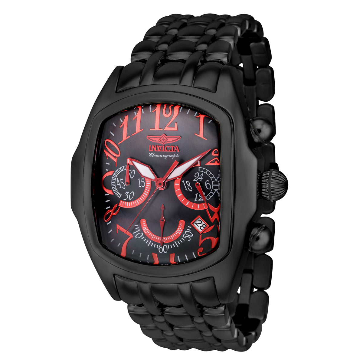 w/ Mother of Pearl Dial - 44.5mm, Black