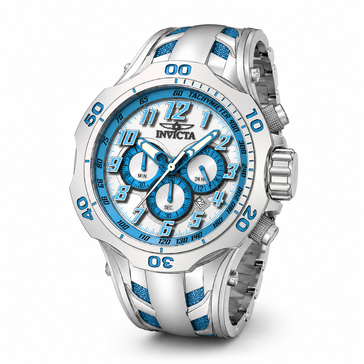 Hydra - 52mm. Light Blue. White
