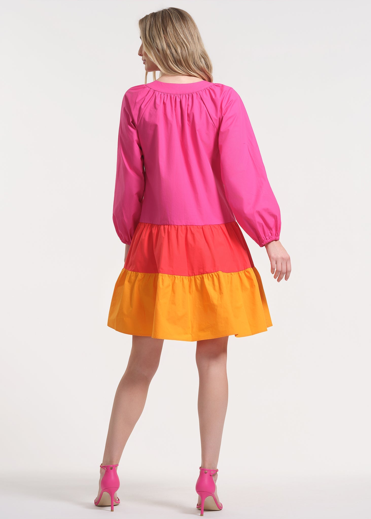 Back view showing the relaxed raglan construction