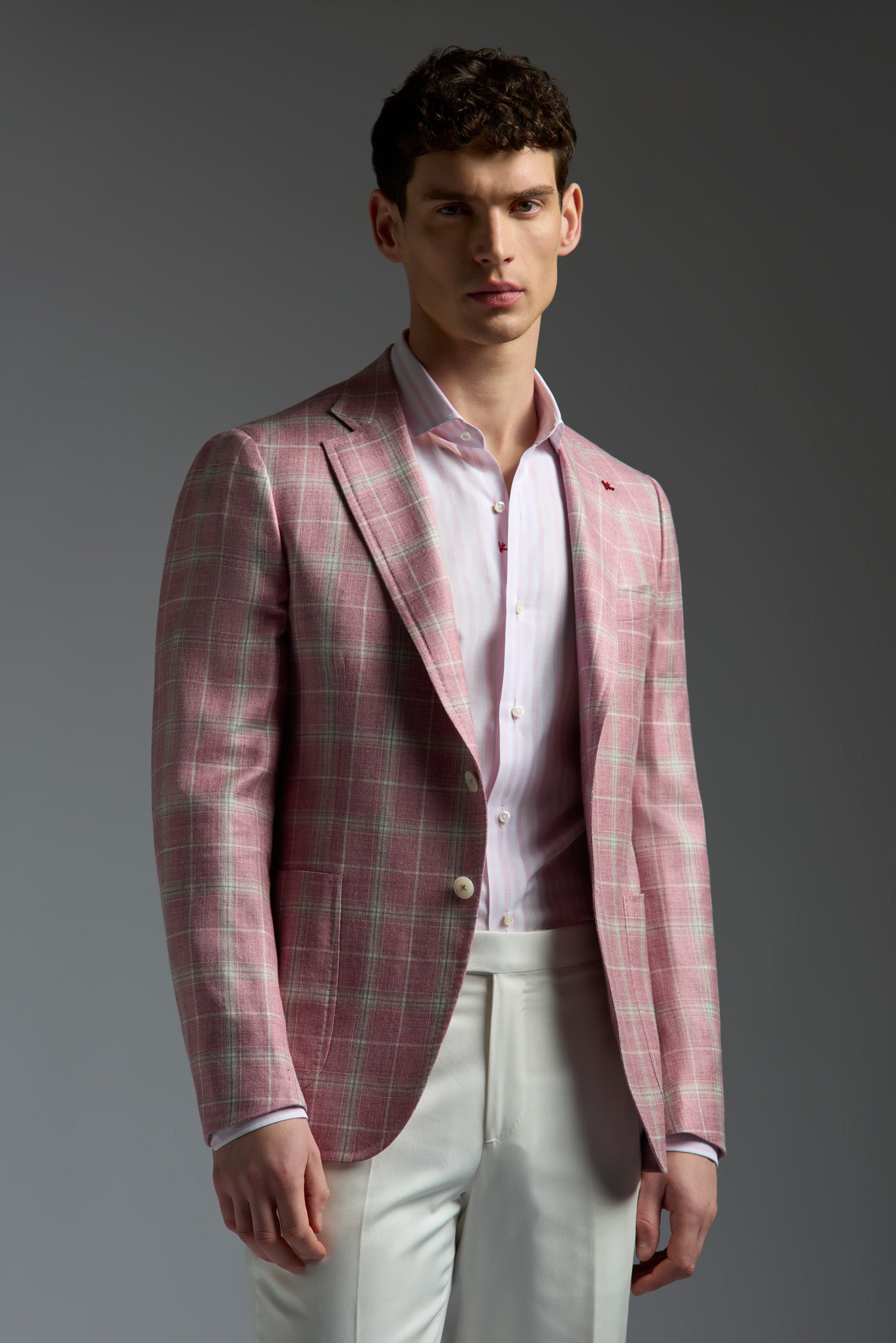 Wool Silk and Linen Capri Blazer