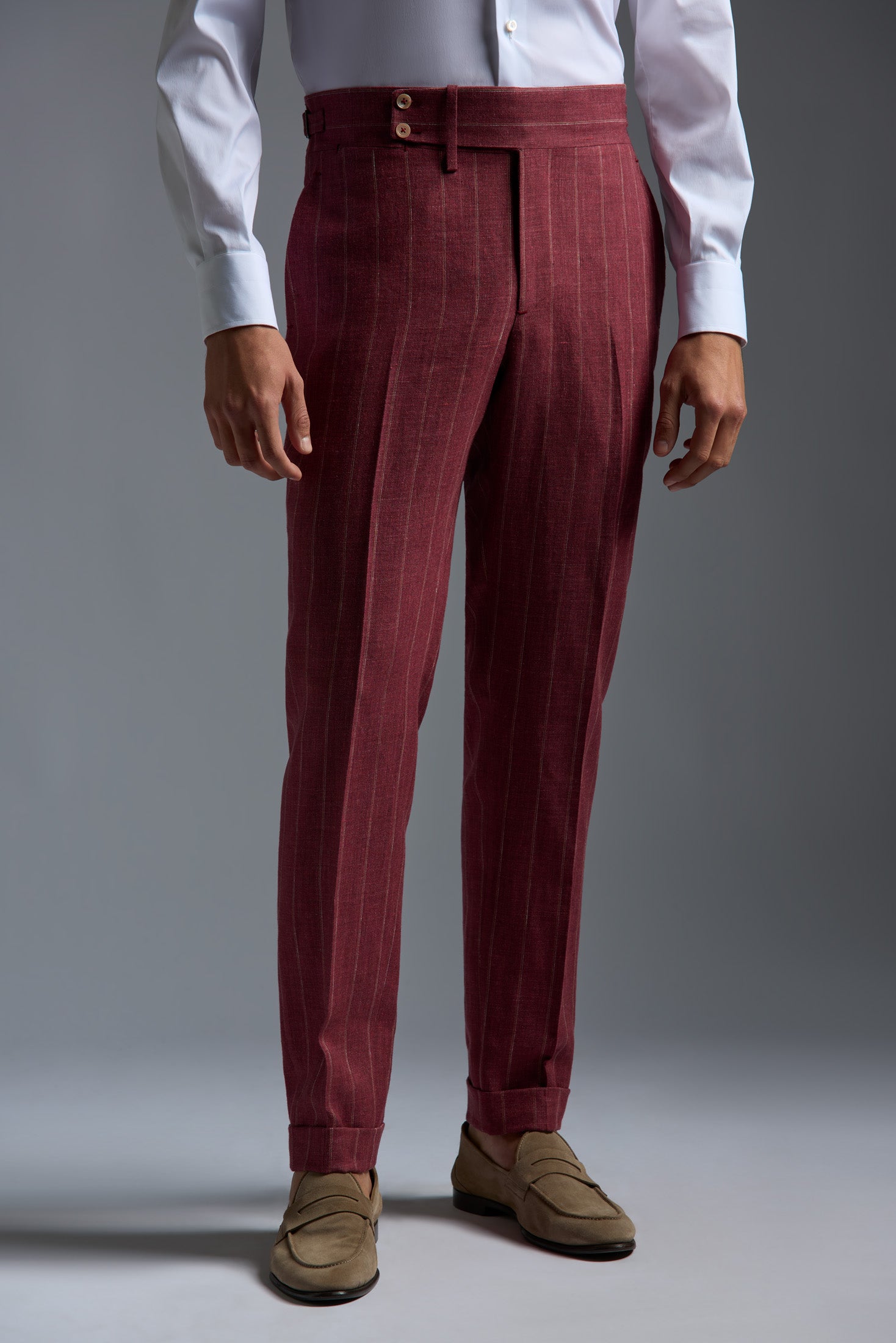 Capri Double Breasted Suit lapel or fabric detail
