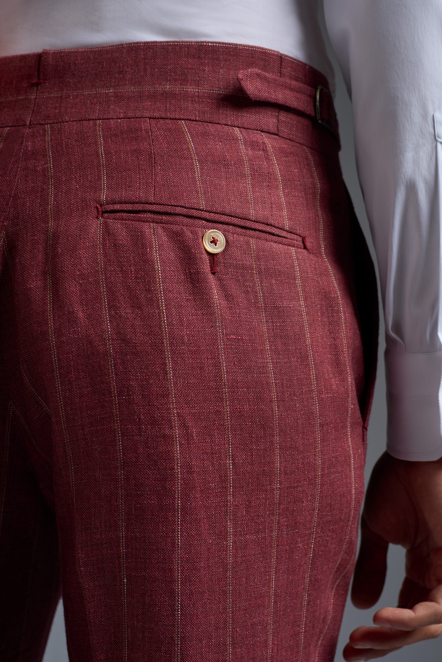 Capri Double Breasted Suit on-body styling
