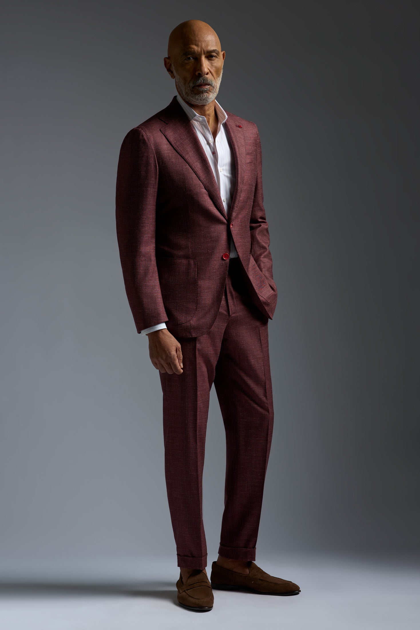 Wool Cashmere Silk and Linen Marechiaro Blazer three-quarter angle