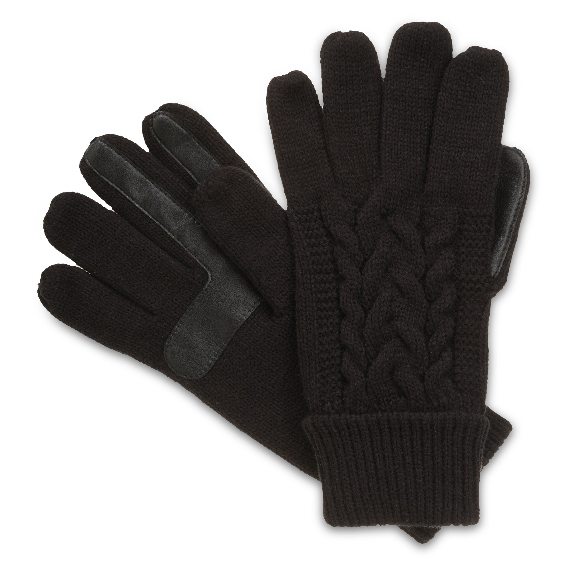Women's Lined Classic Cable Knit Glove