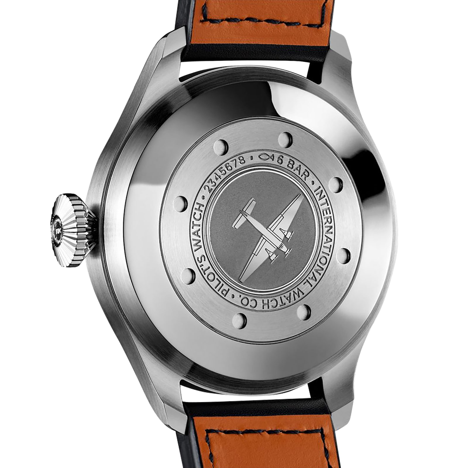Closed caseback with the aircraft medallion