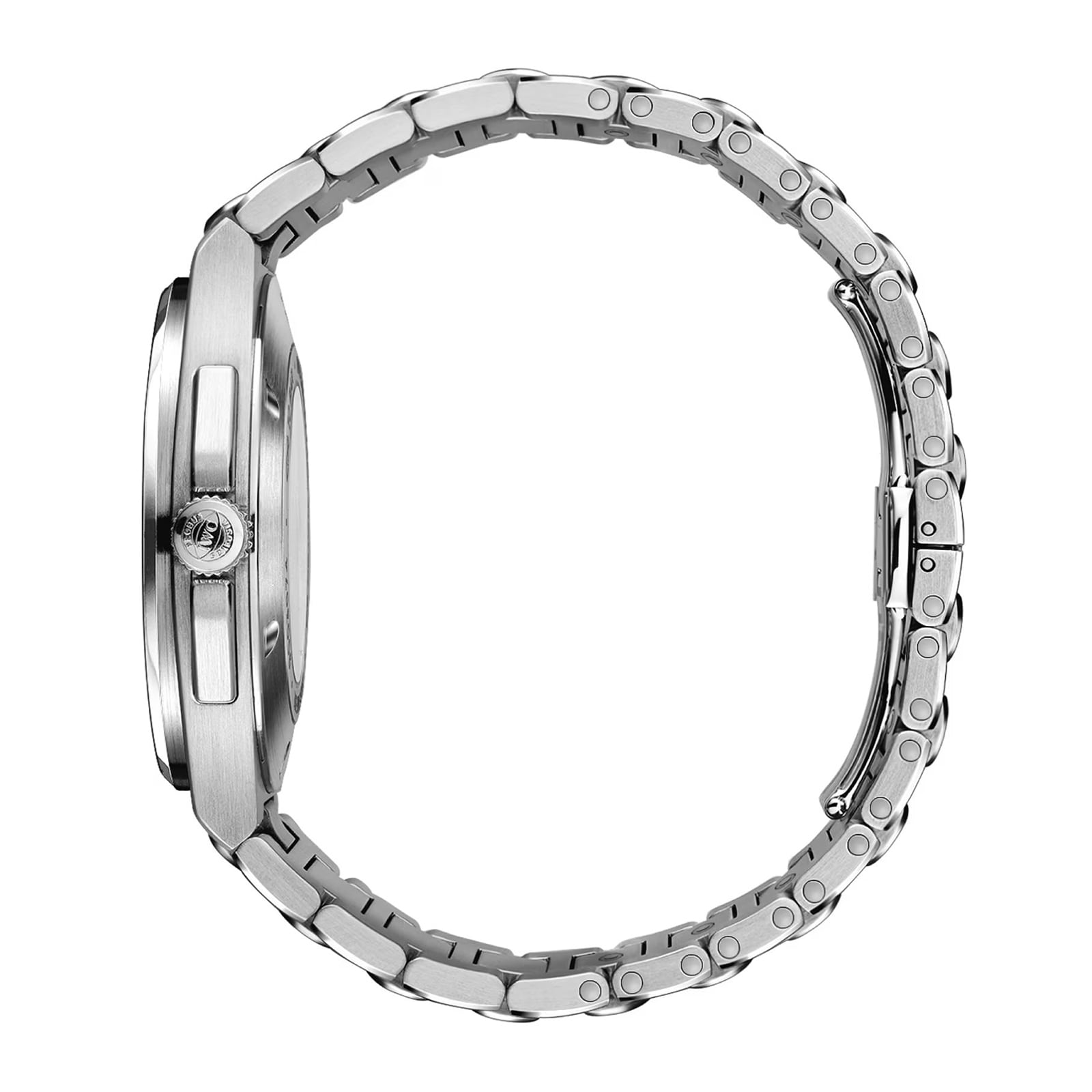 Side profile of the slim sports-watch case
