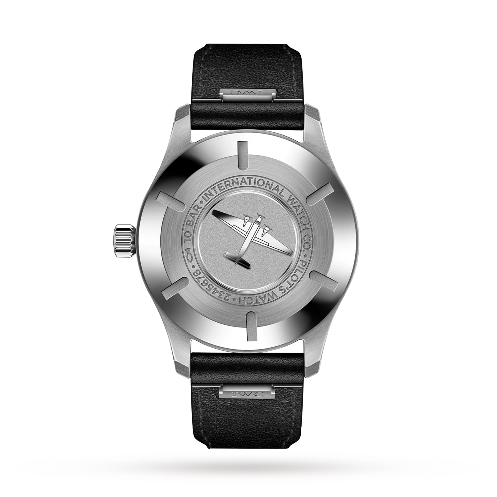 Caseback and strap view from the rear