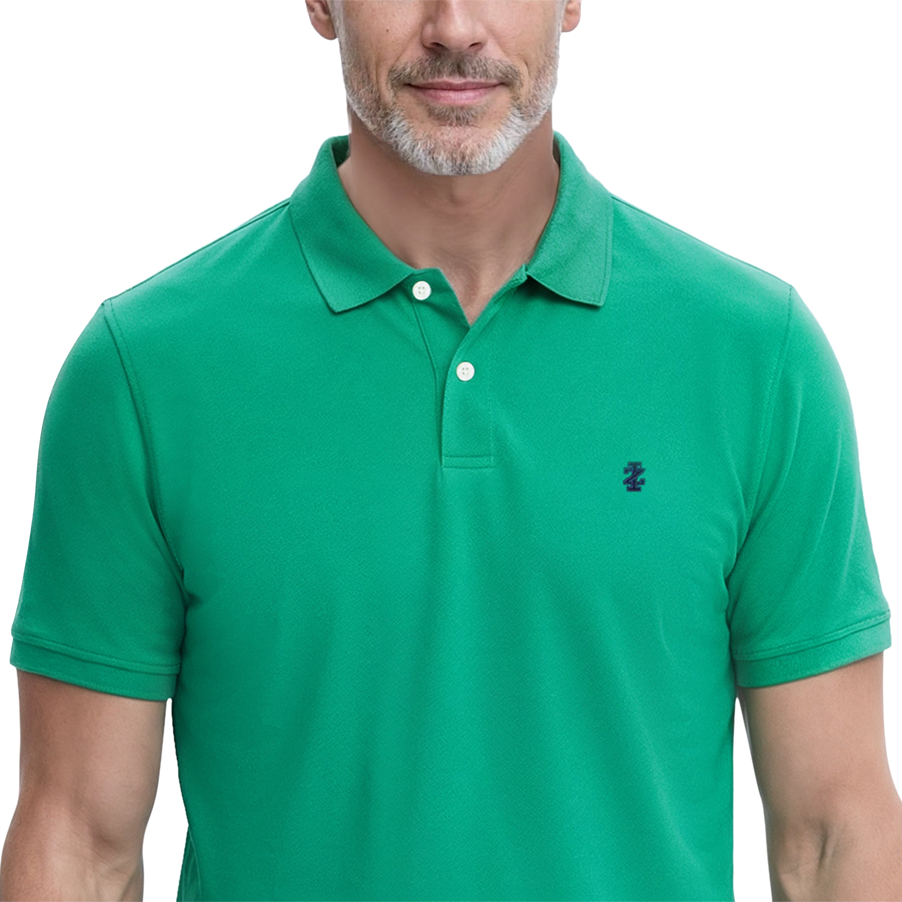 Collar and placket close-up