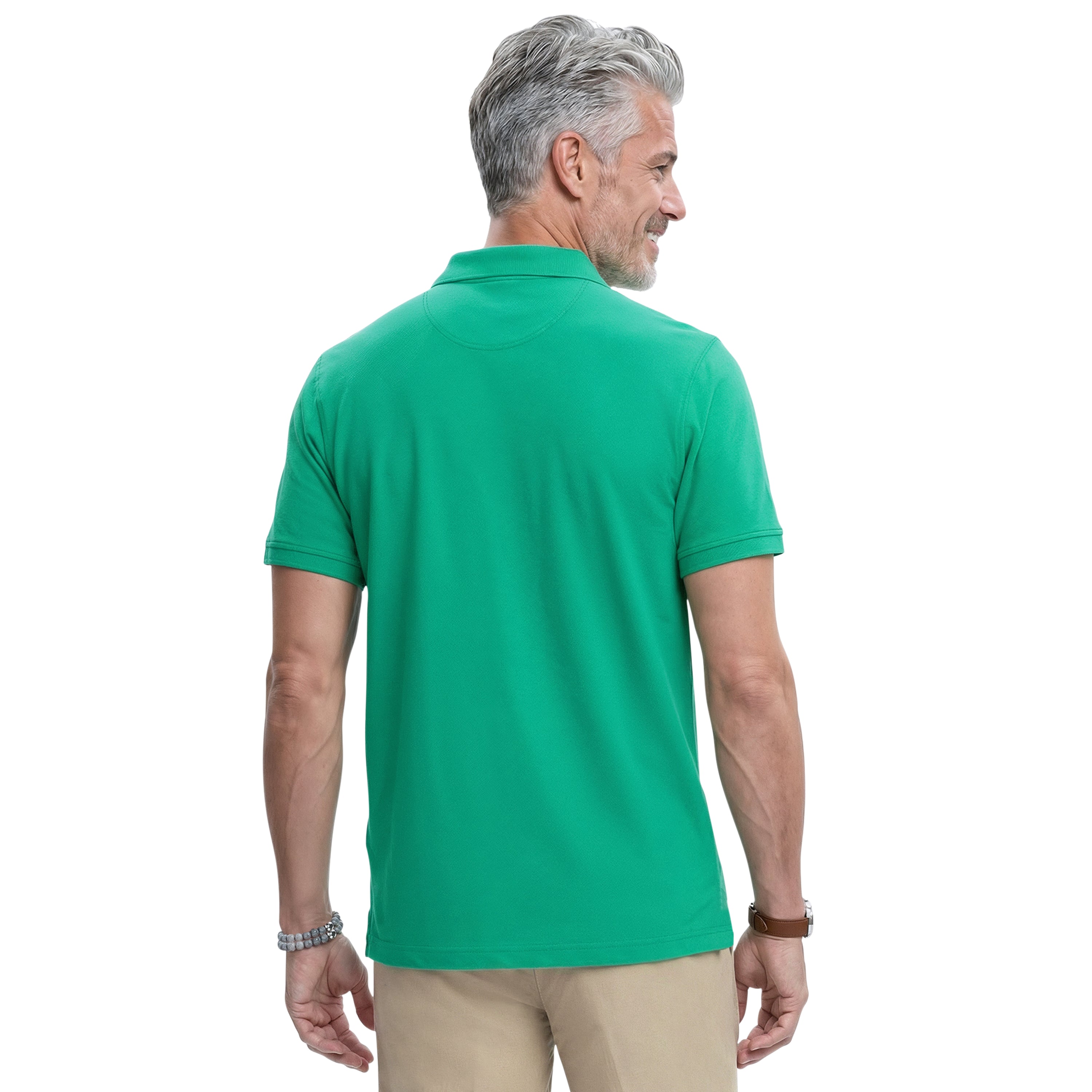 Rear view with the straight hem