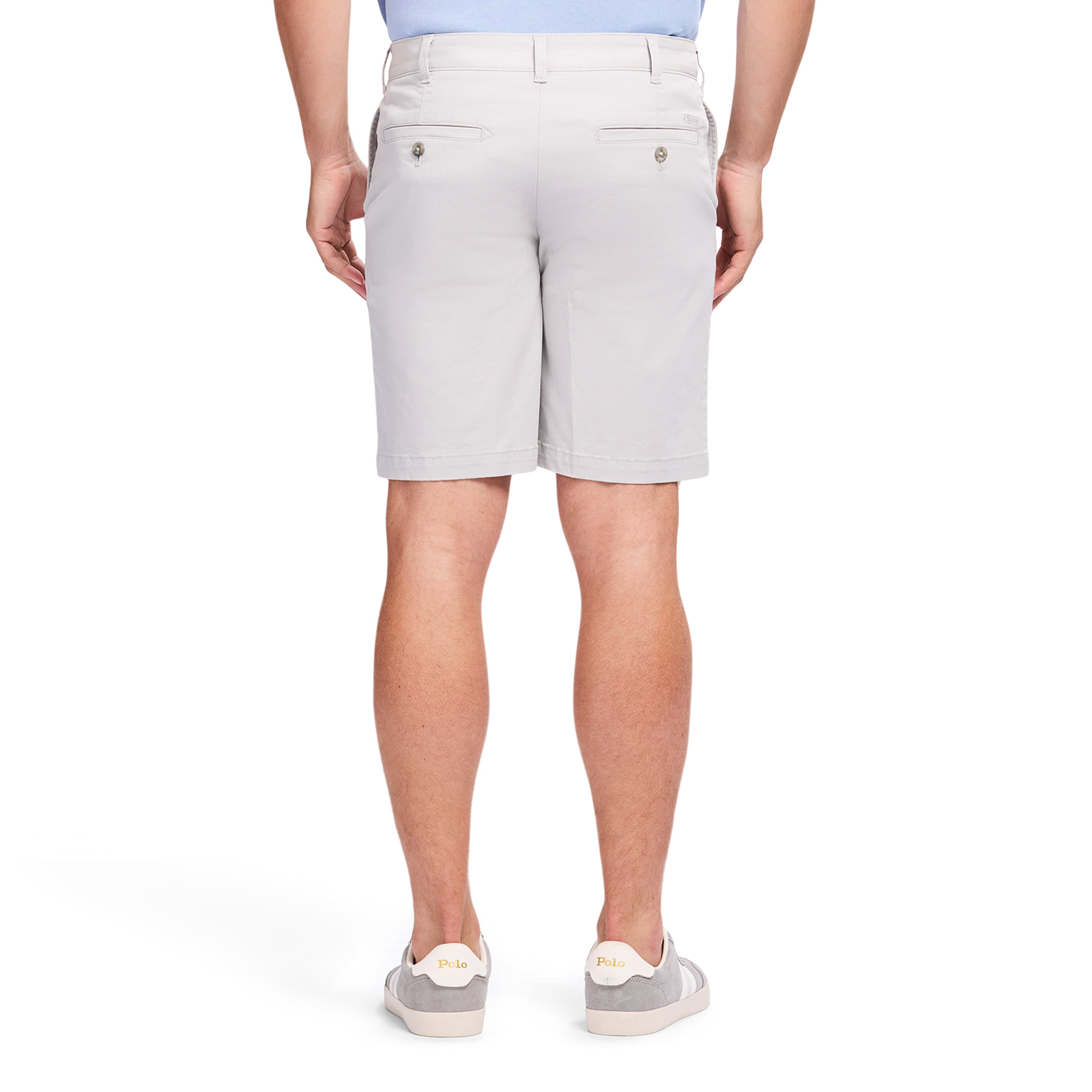 Back view with welt pockets
