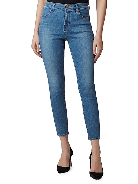 Classic blue wash showing the cropped skinny profile