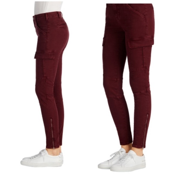 Side profile showing the utilitarian flap-pocket placement