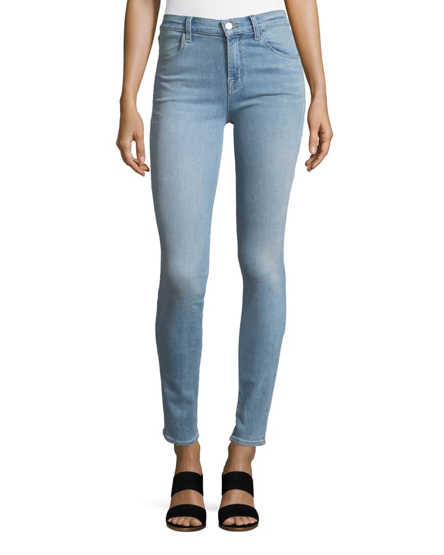 Pale denim variation with a cropped ankle finish