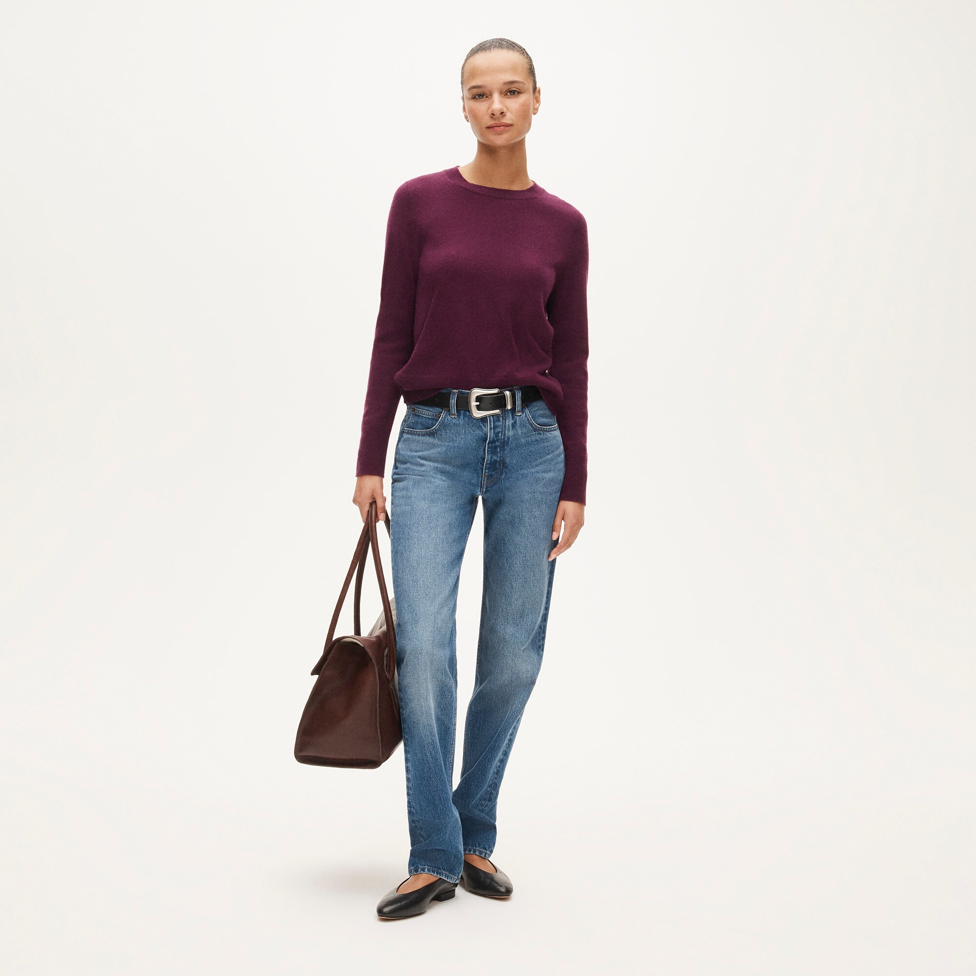 Full-length styling — slim enough for denim, polished enough for tailoring
