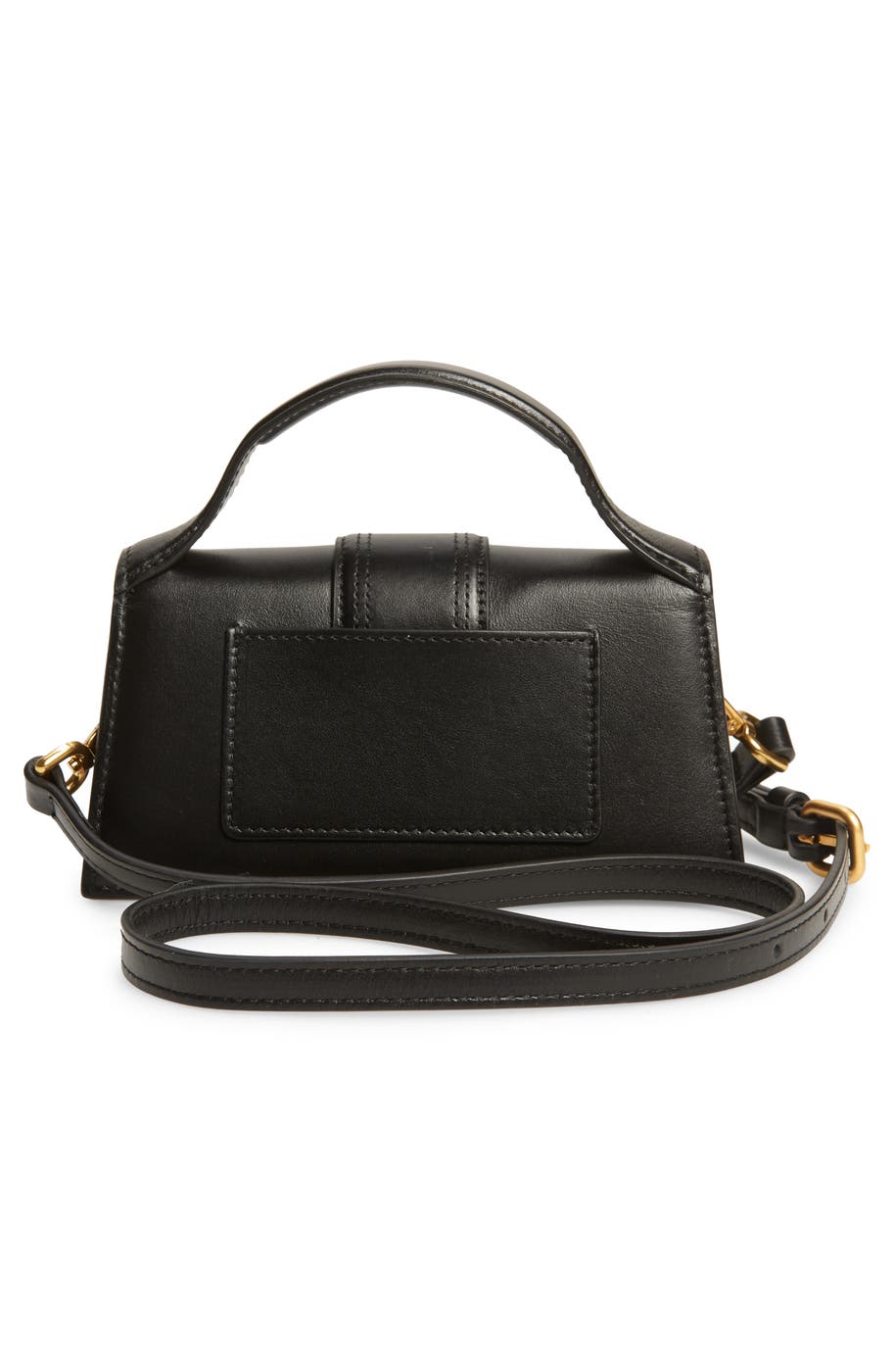 Back view with the slim adjustable crossbody strap