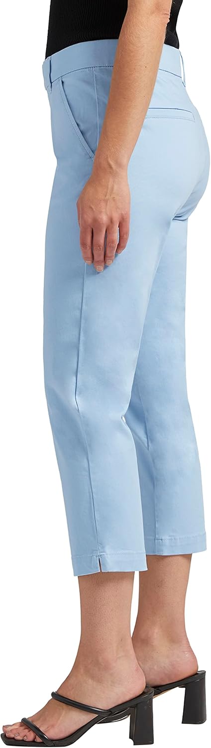Side profile showing the shorter capri length