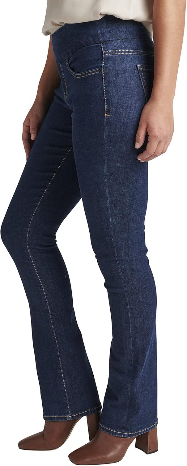 Side view showing the slight bootcut break