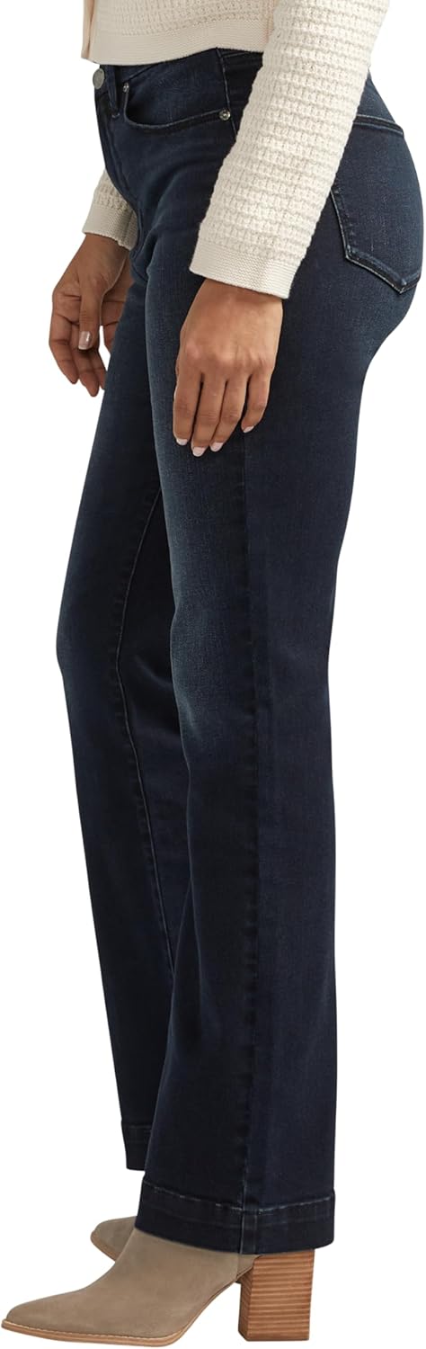Side profile showing the slimmer bootcut break