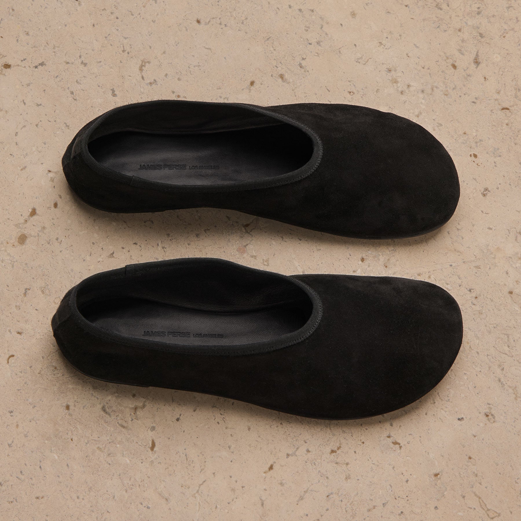 Binded Suede Ballet Flat alternate angle