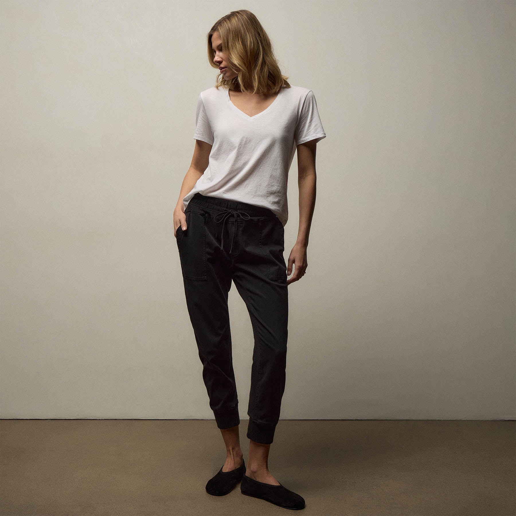 Mixed Media Pant material detail