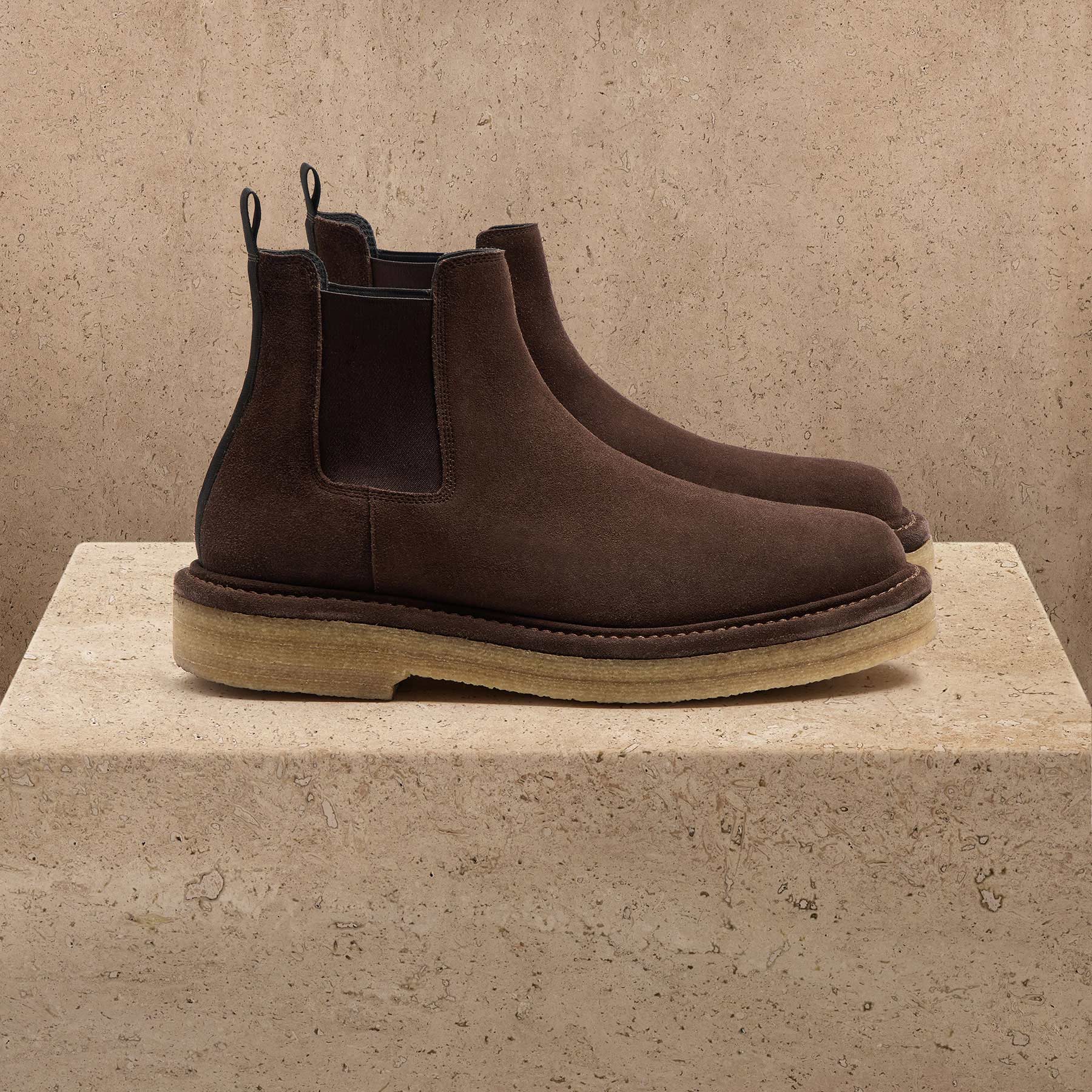 Suede Chelsea Boot side profile