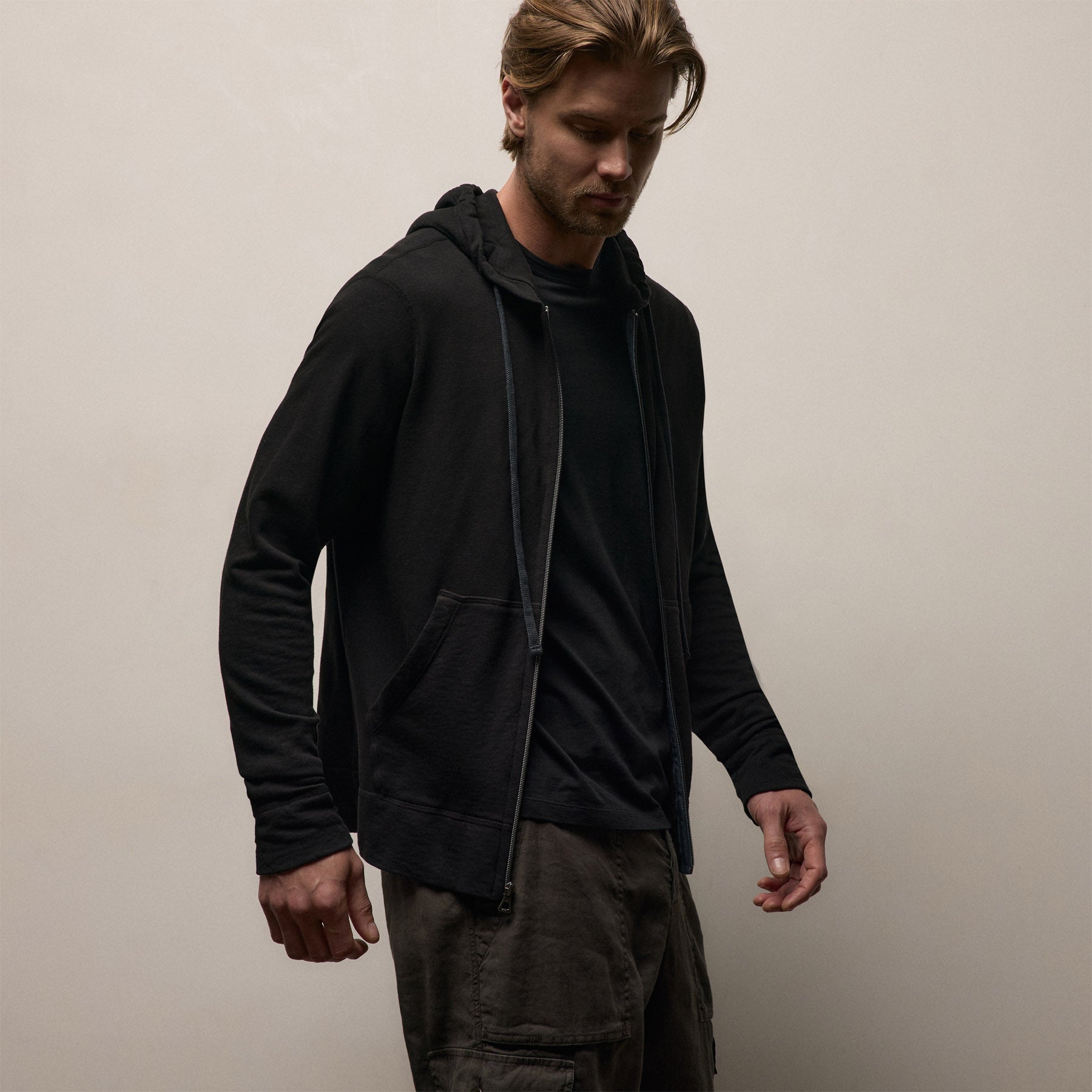 Vintage French Terry Zip Up Hoodie additional view