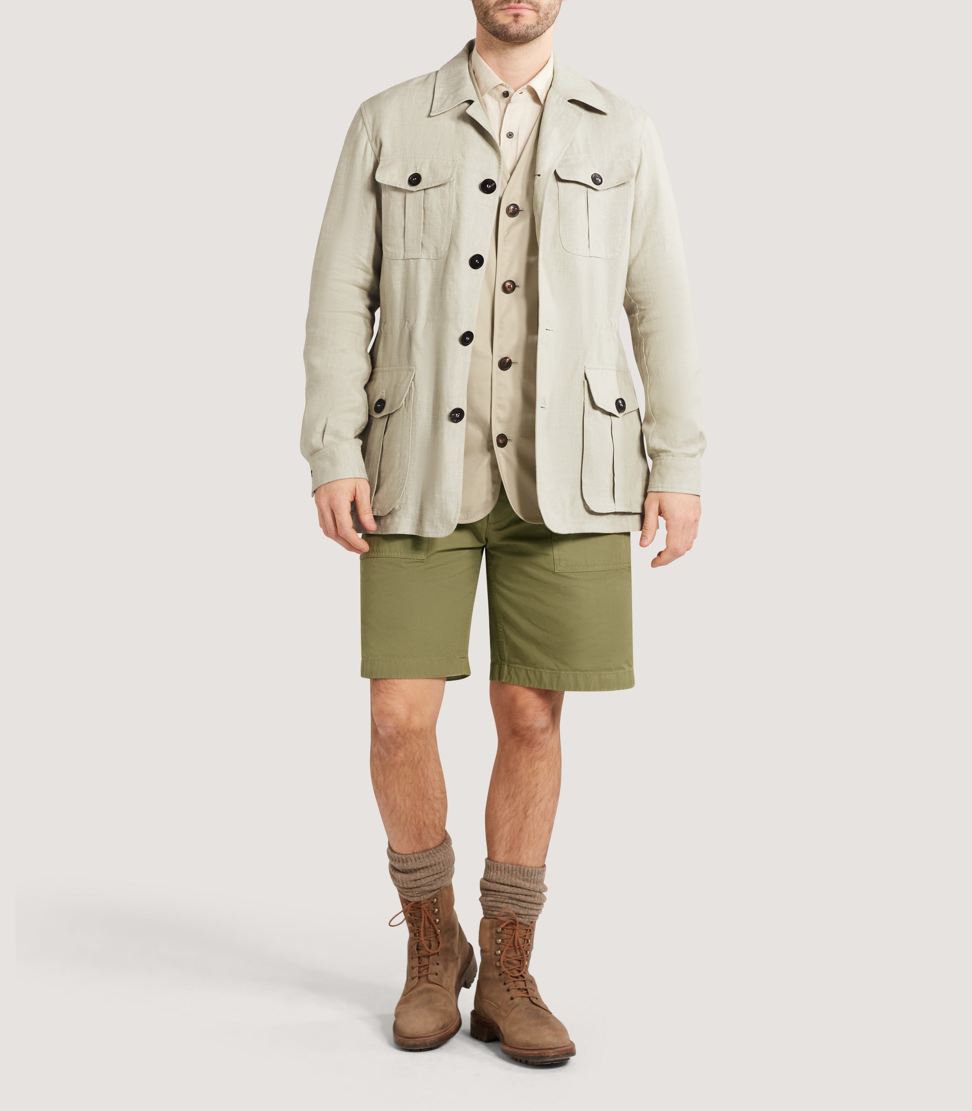 Modelled front view showing the easy field cut