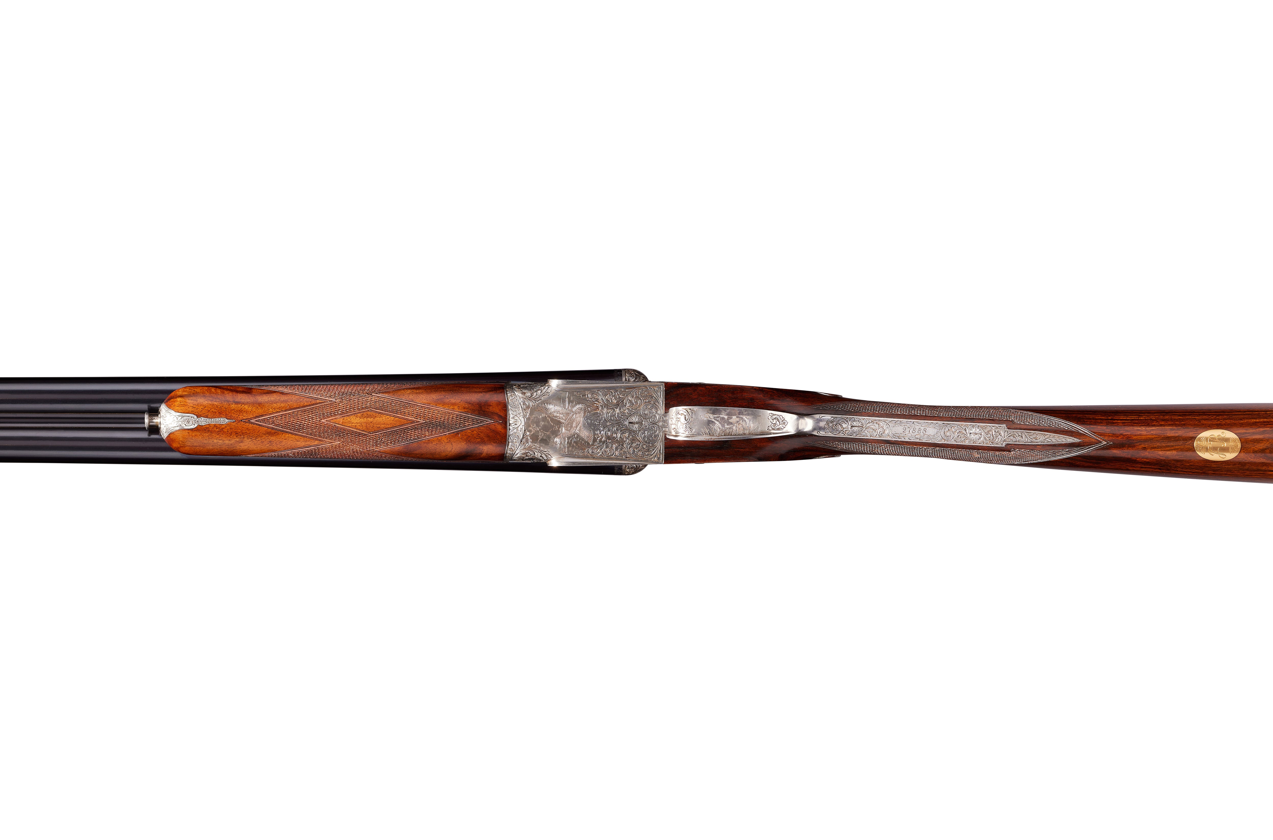 Top view highlighting the rib and action details