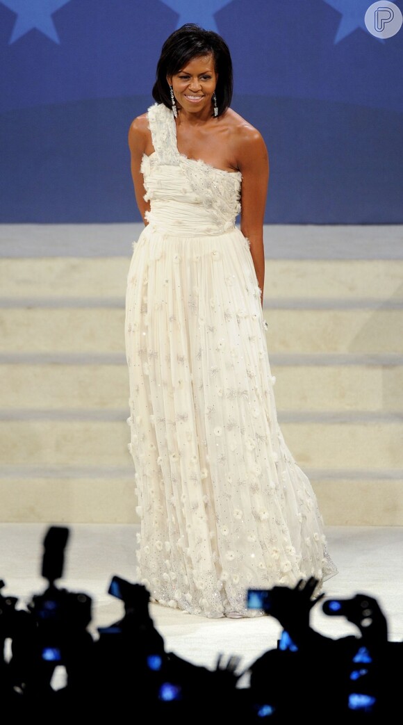 Close crop showing the sparkling chiffon surface