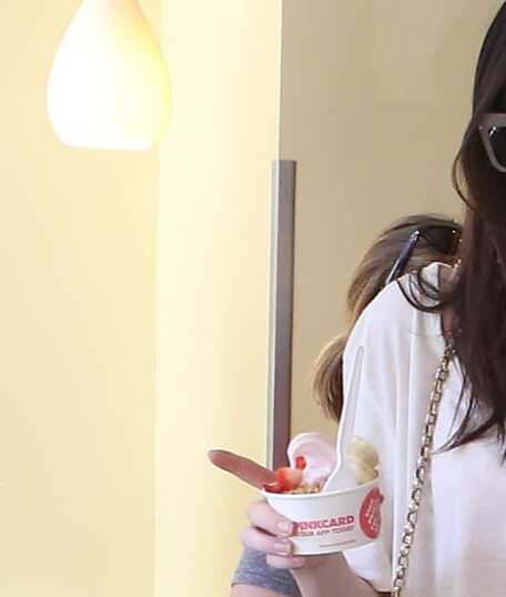 Cropped detail from Kendall Jenner's pair