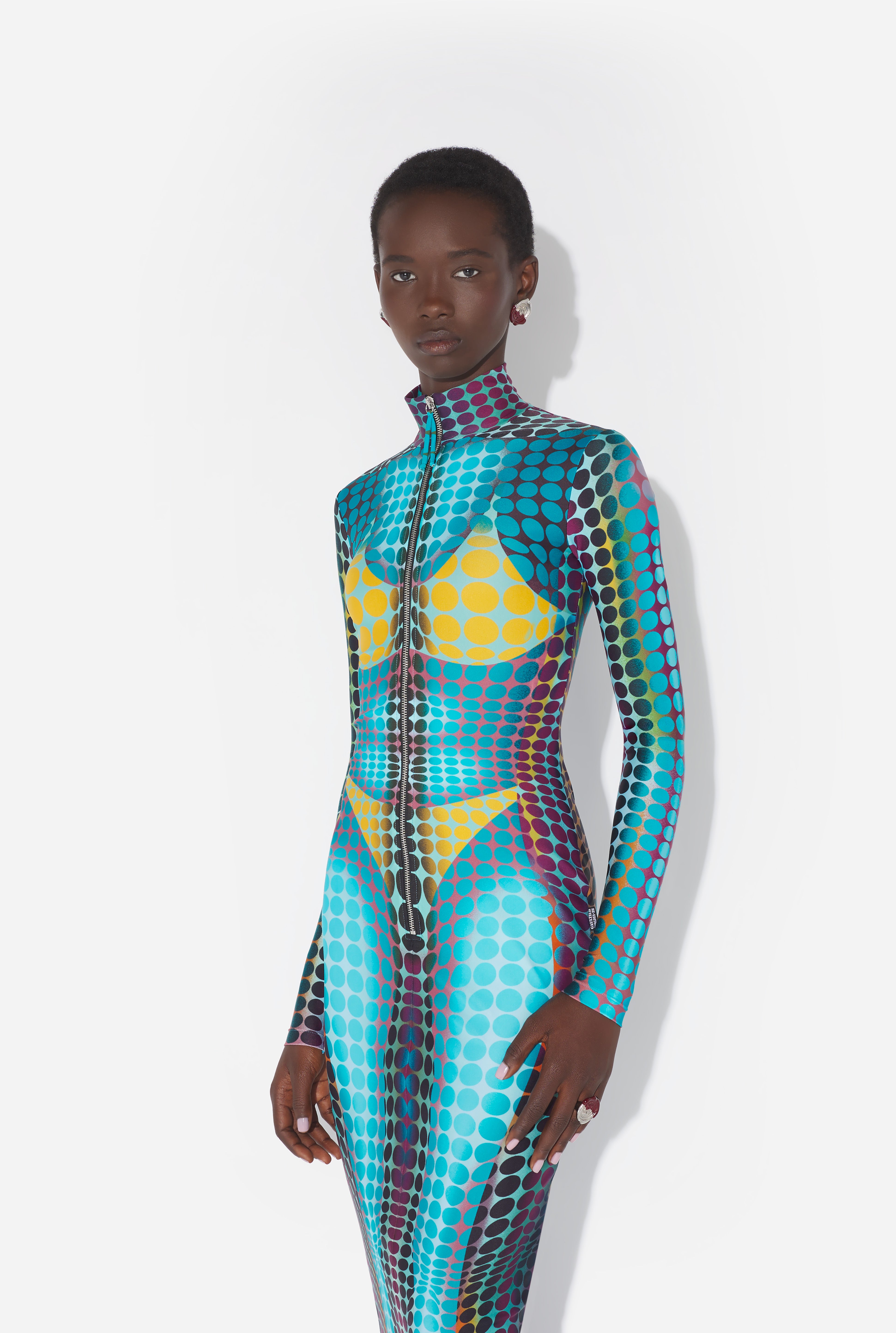 Side angle of the printed silhouette