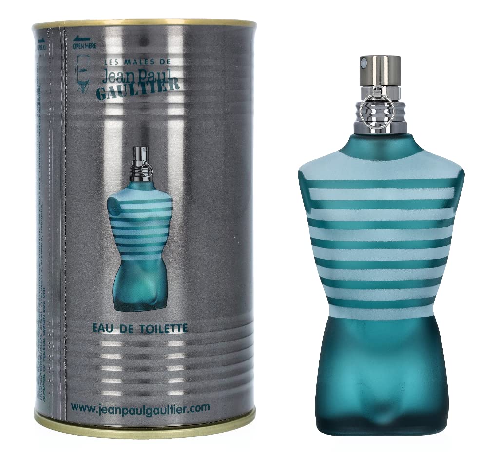 Bottle and tin at closer range