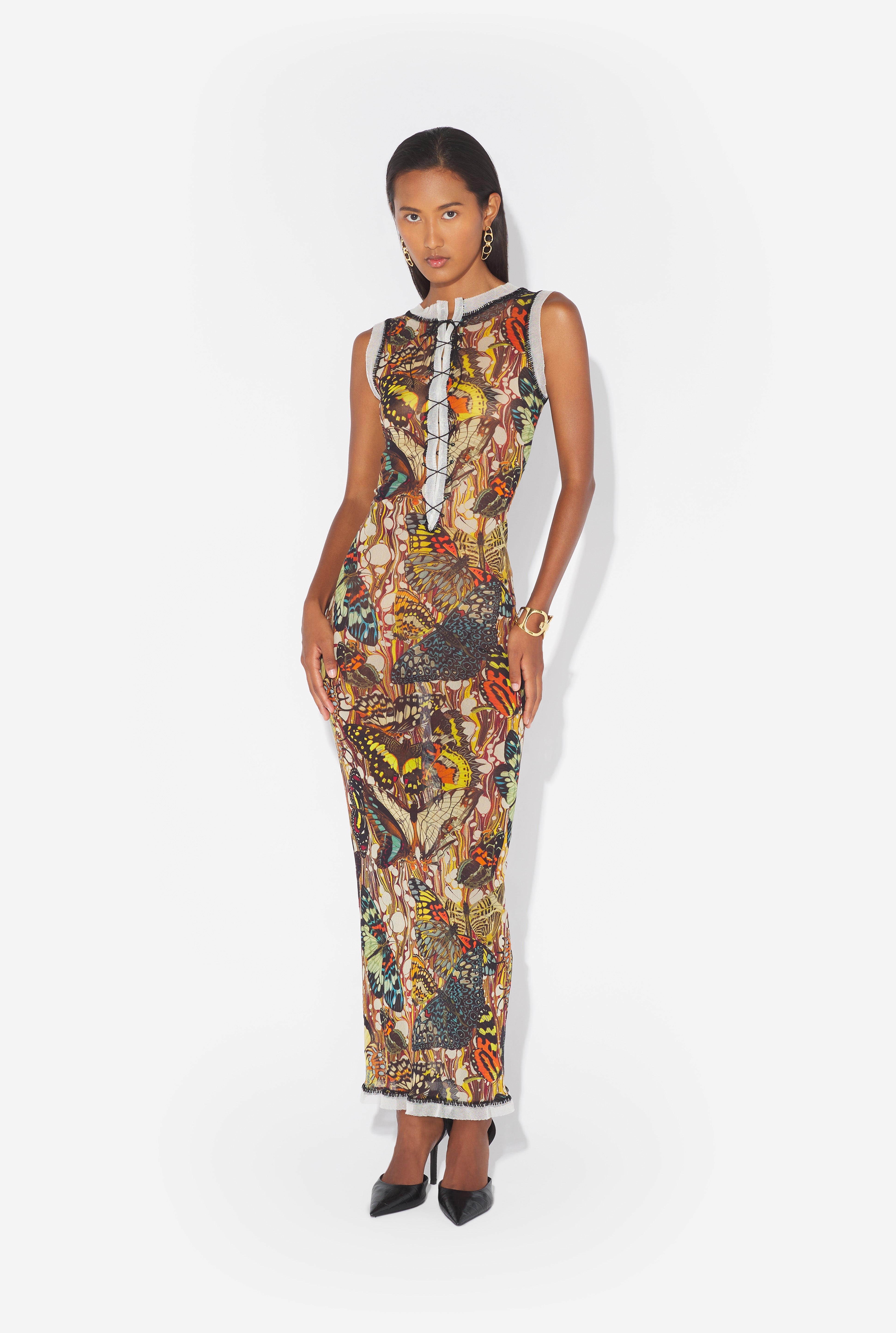 Full-length front styling shot