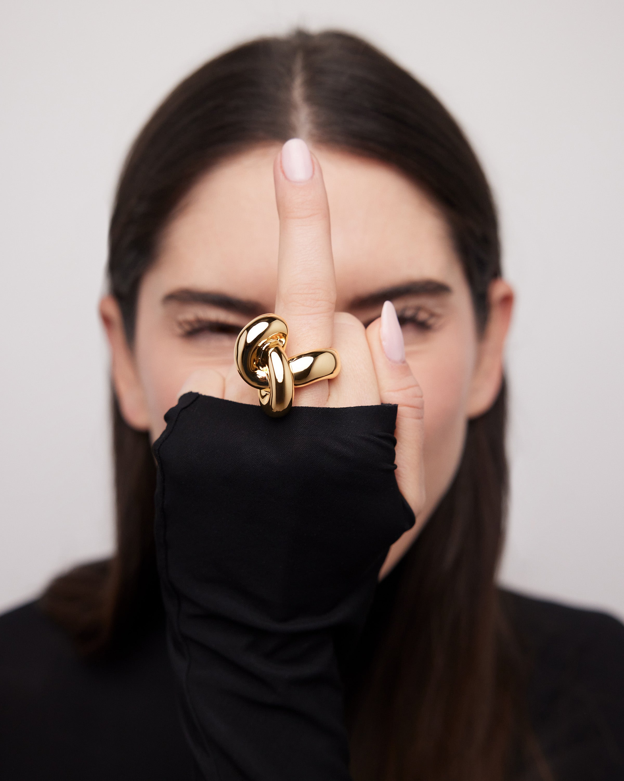 Front-facing styling that emphasizes the sculptural volume