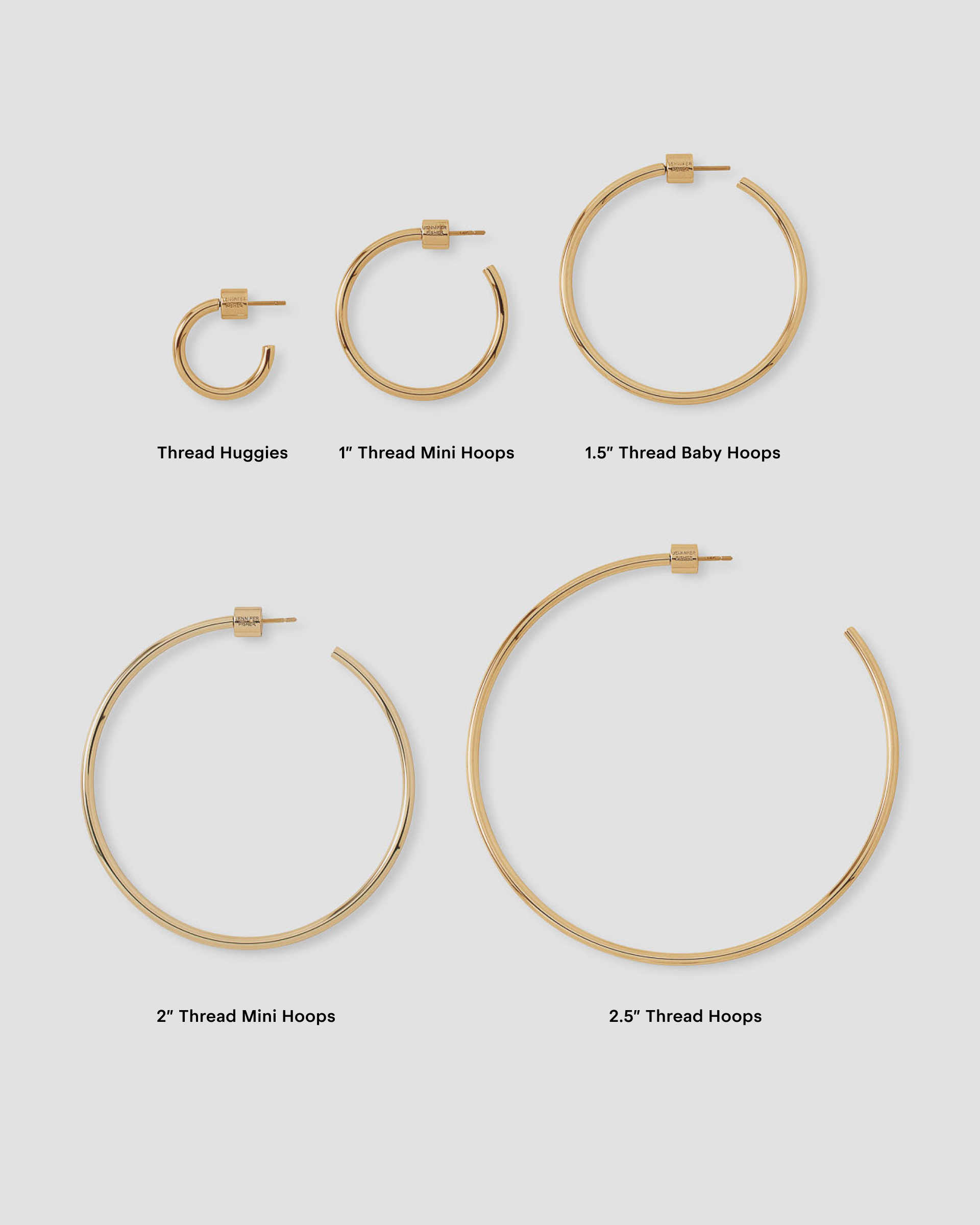 Packshot grid highlighting the light, minimal round profile