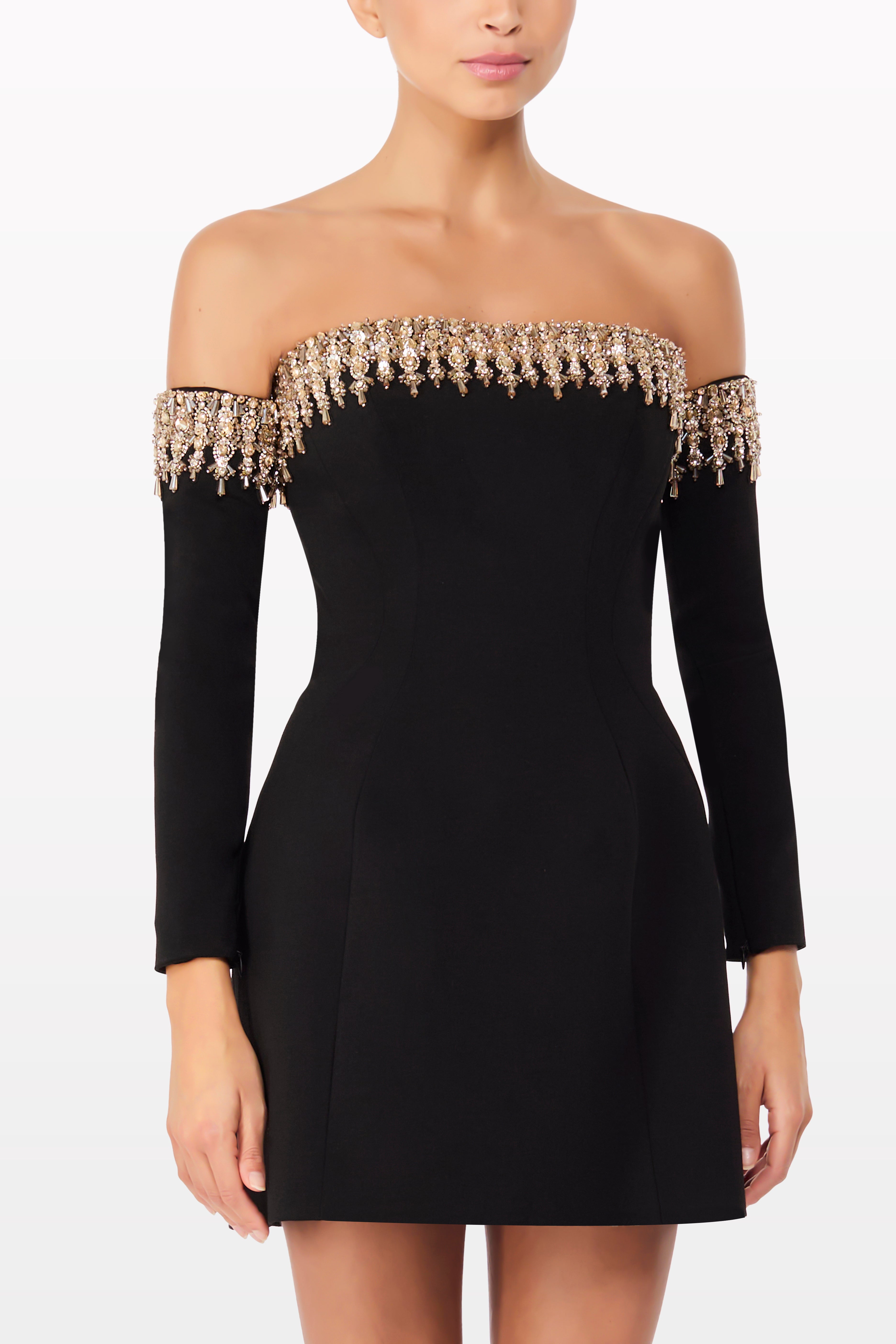Liquorice 2033 gown — three-quarter view