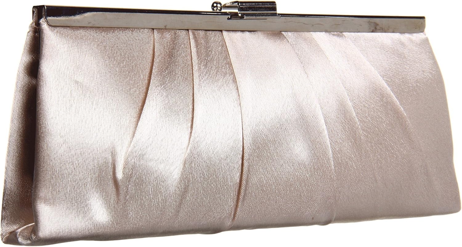 Blaire Satin Frame Evening Clutch