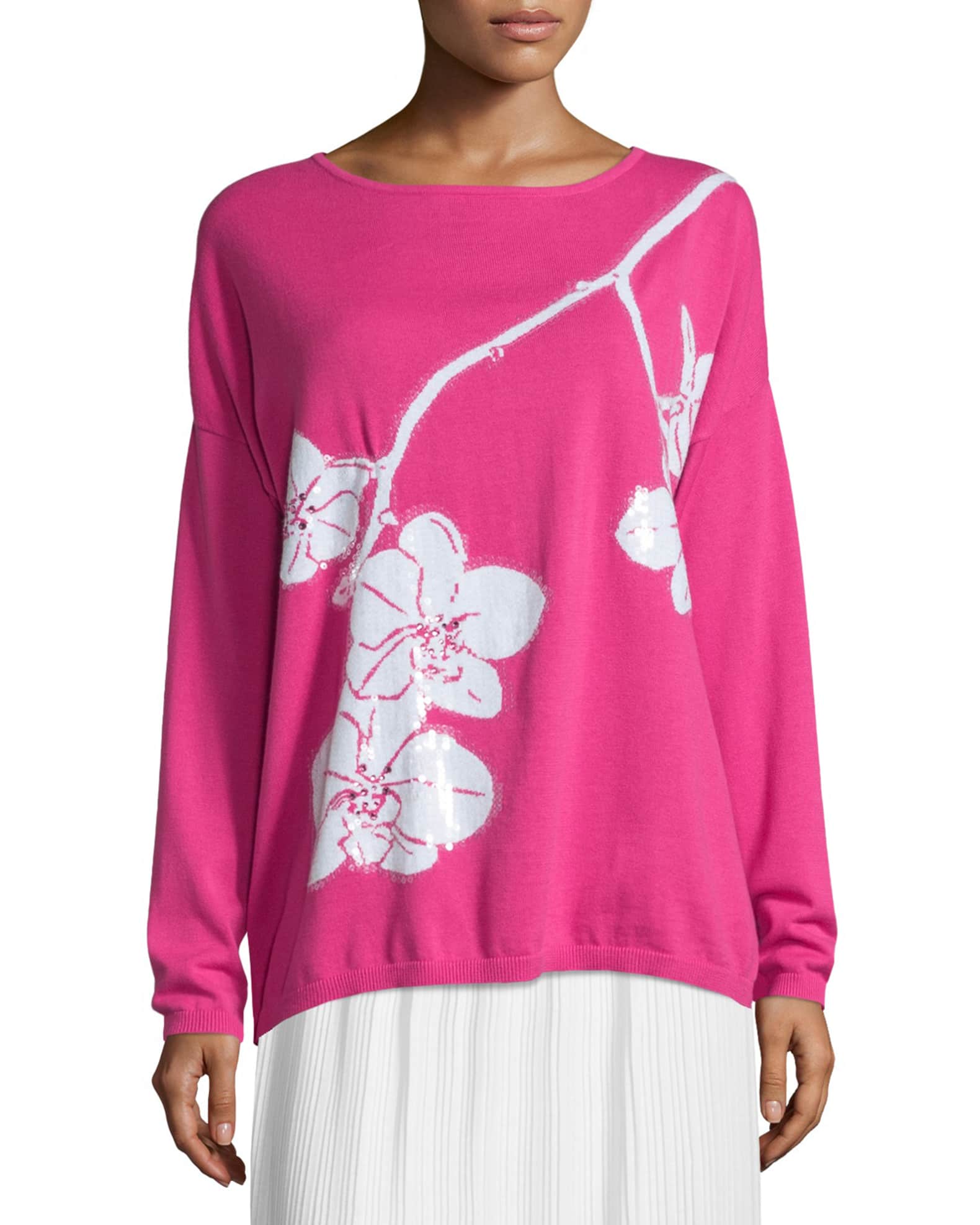 Orchid motif version with surface embellishment
