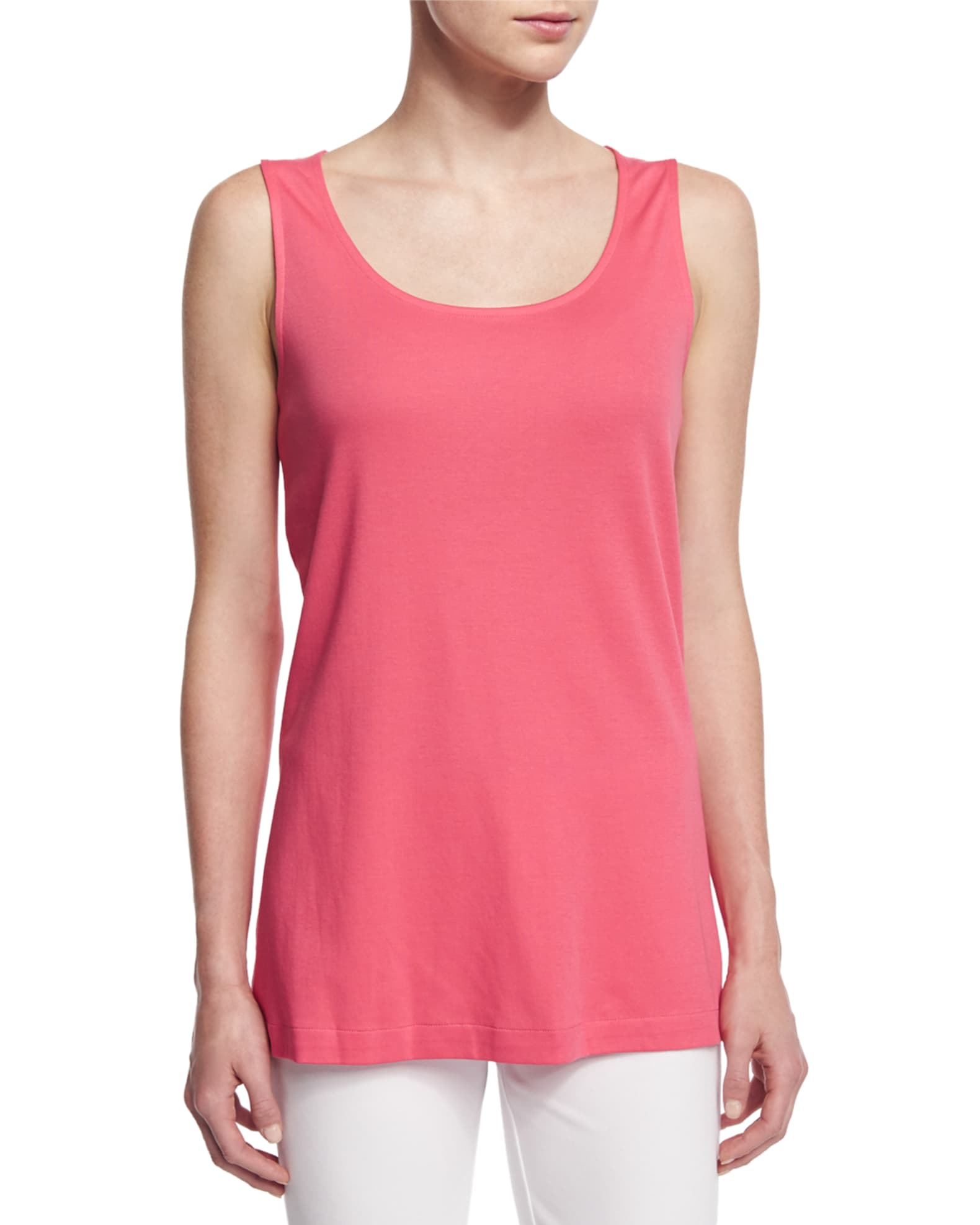 Neiman-style tunic tank with a longer line