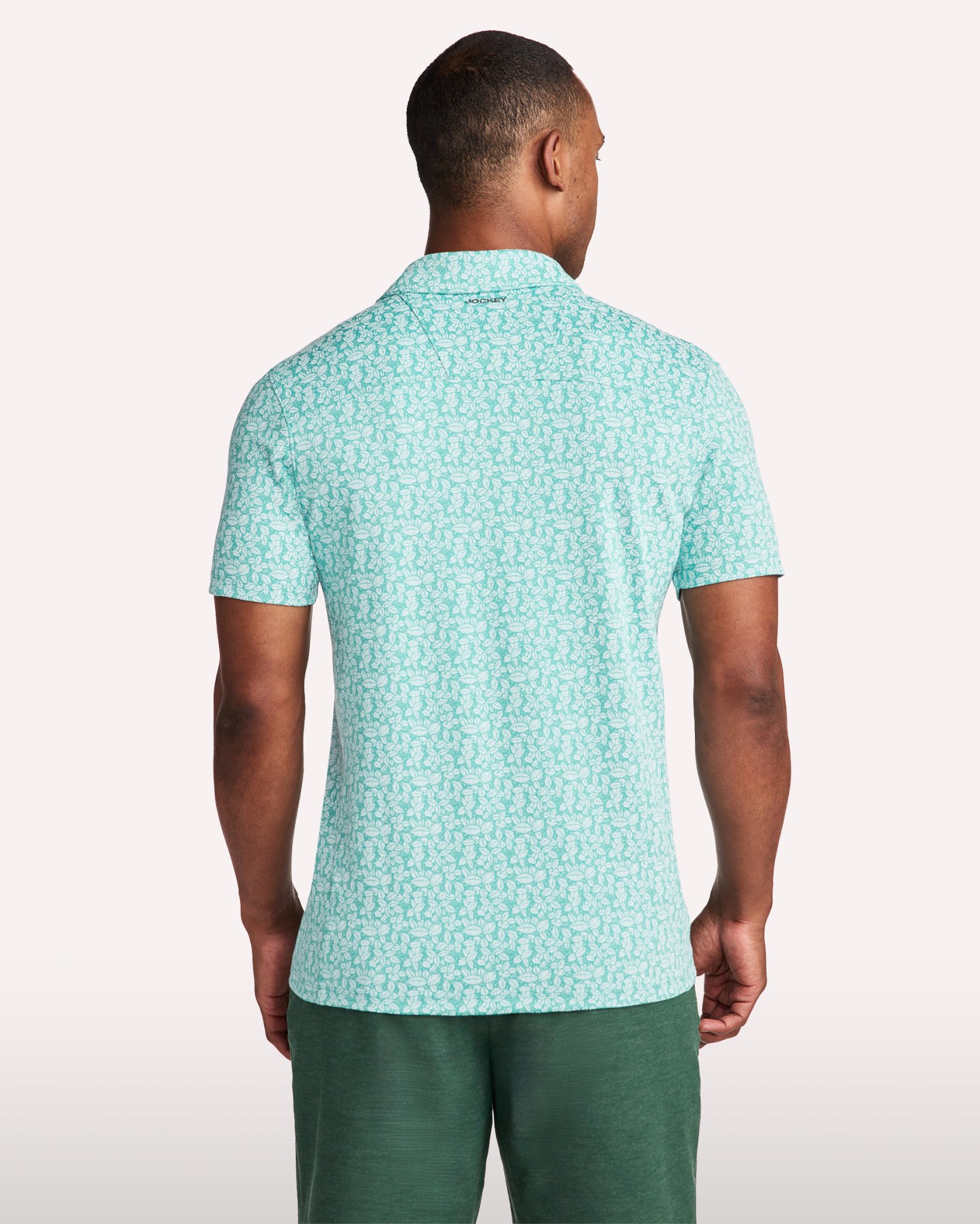Back view showing the clean regular fit