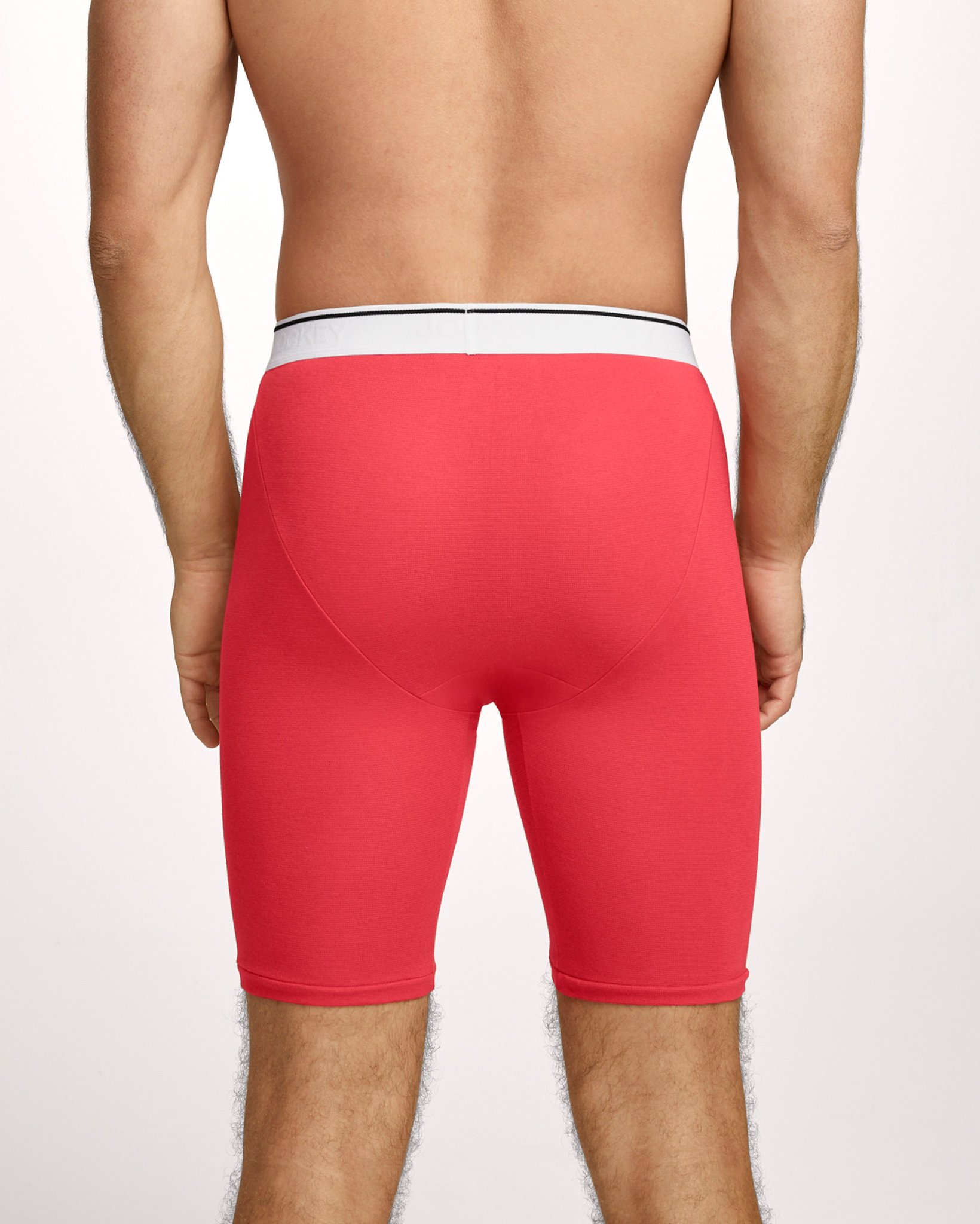 Back view showing the extended 10-inch leg