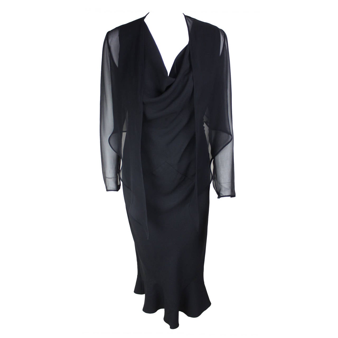 Bias-Cut Slip Dress