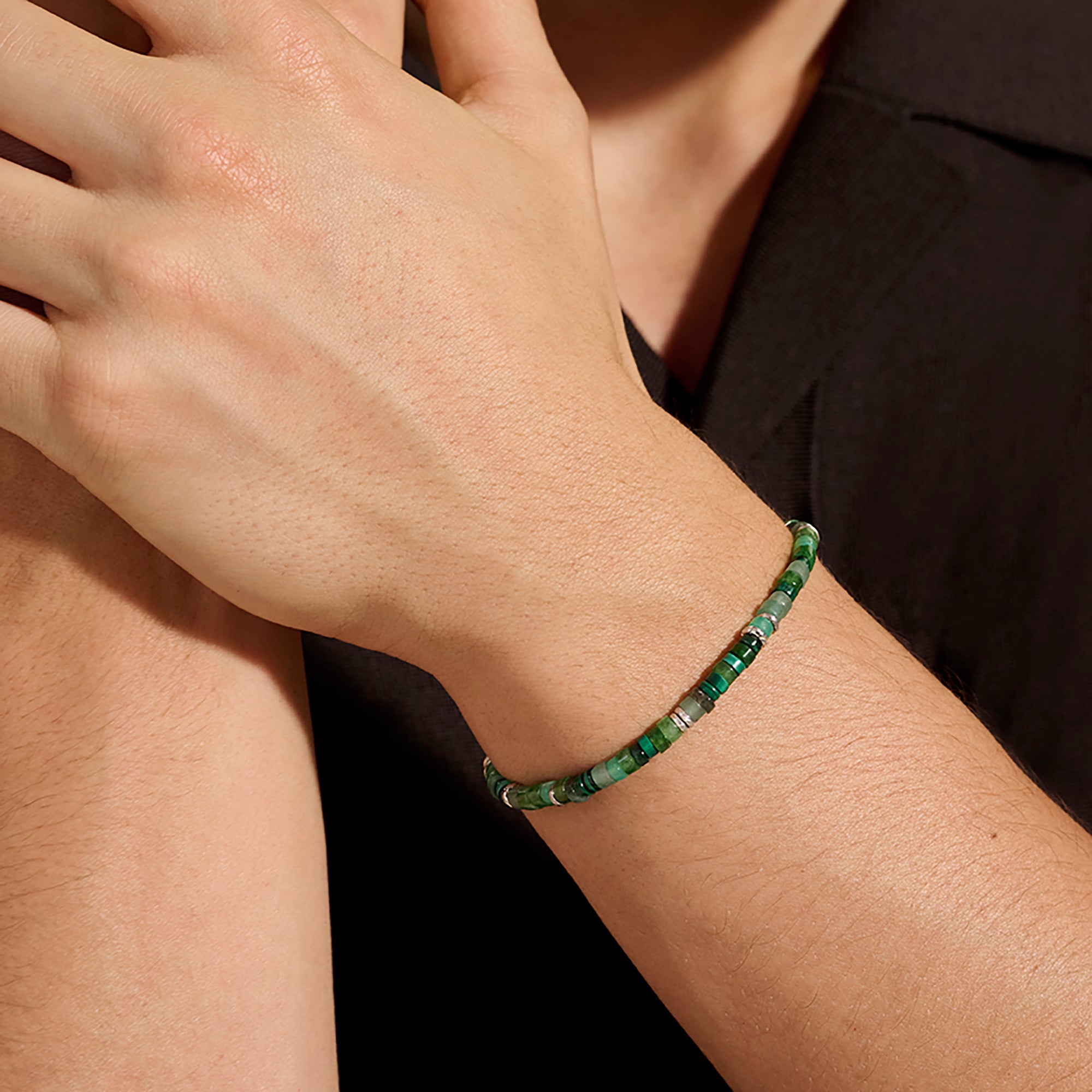 Heishi Bracelet — second worn view