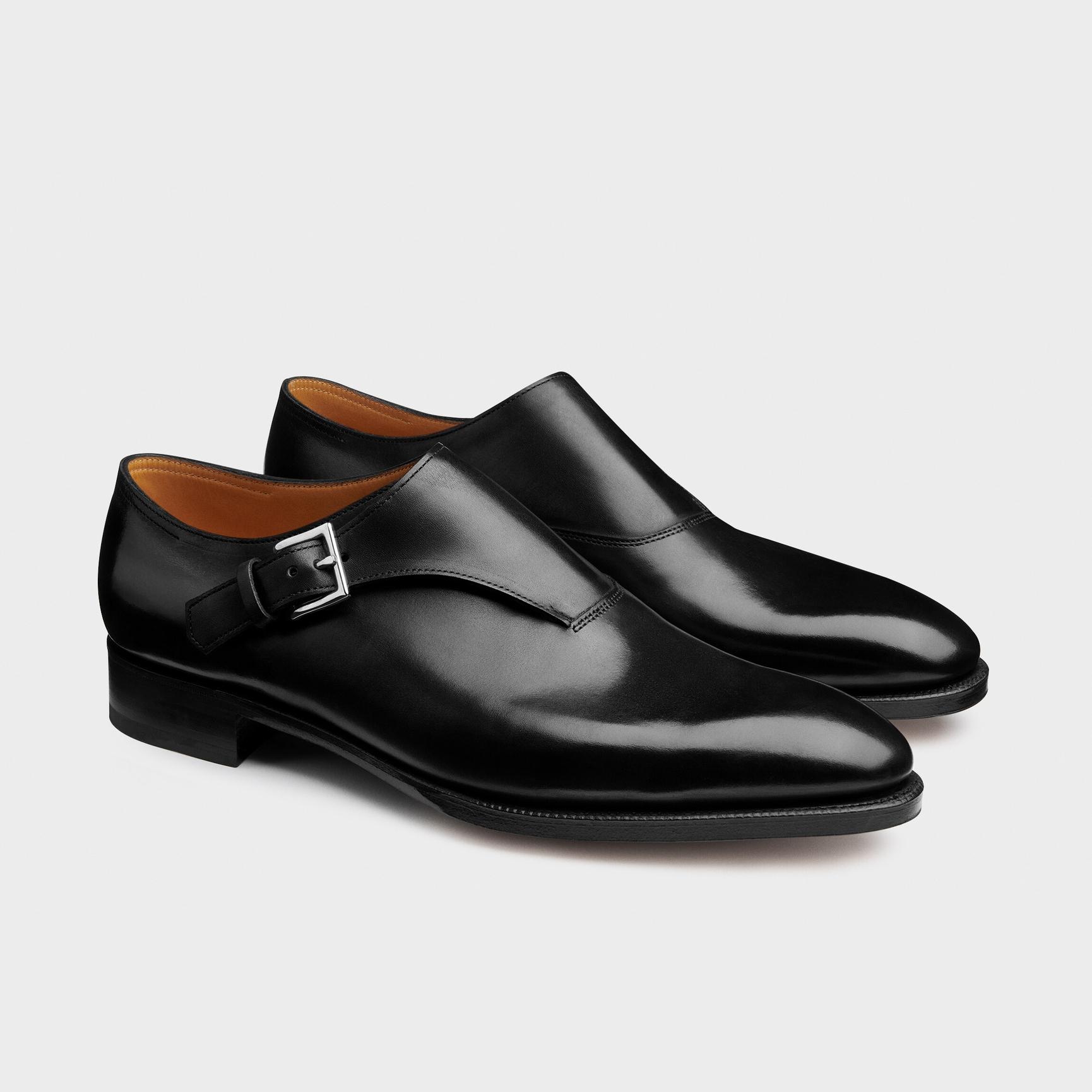 front angle with palladium buckle