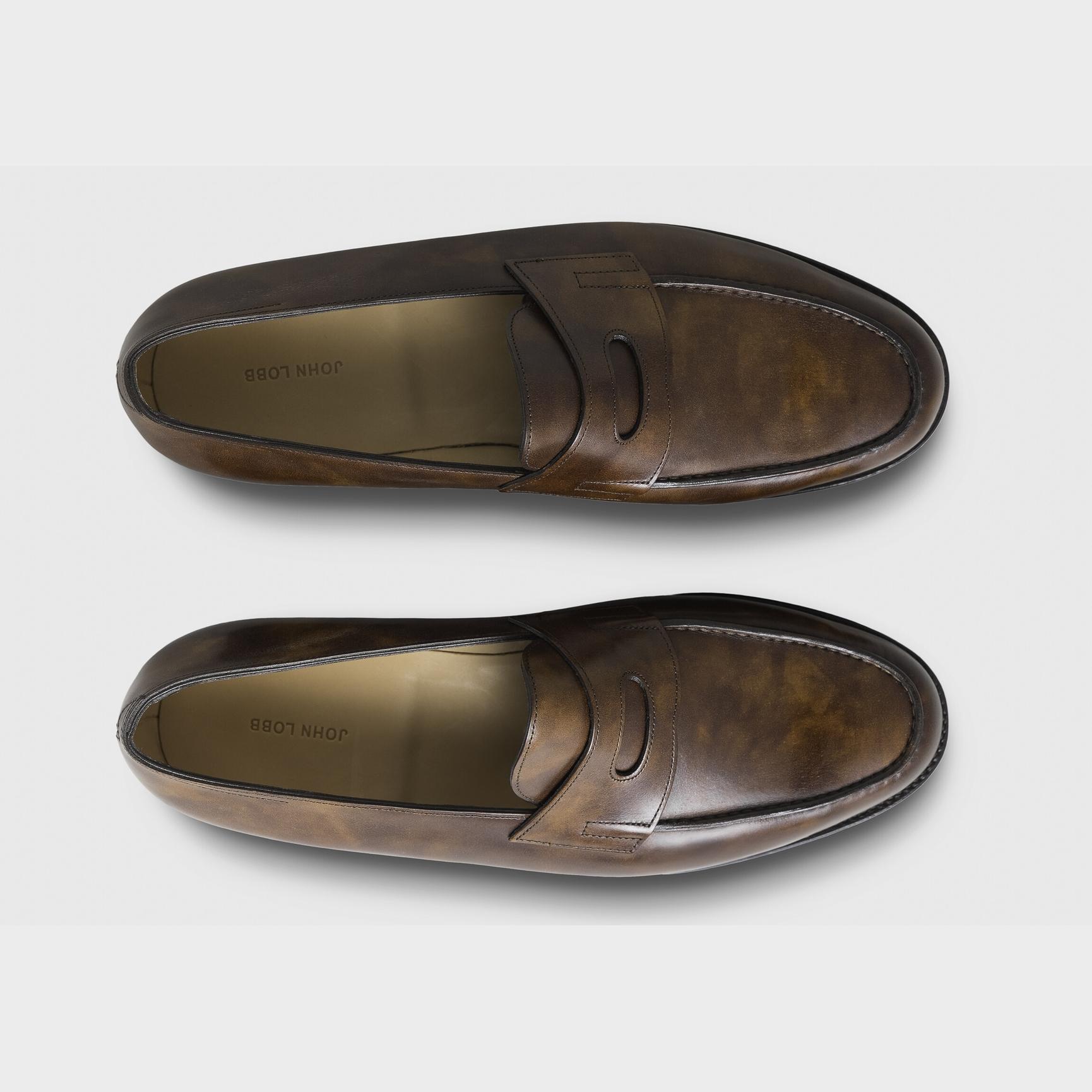 top view of the penny saddle line